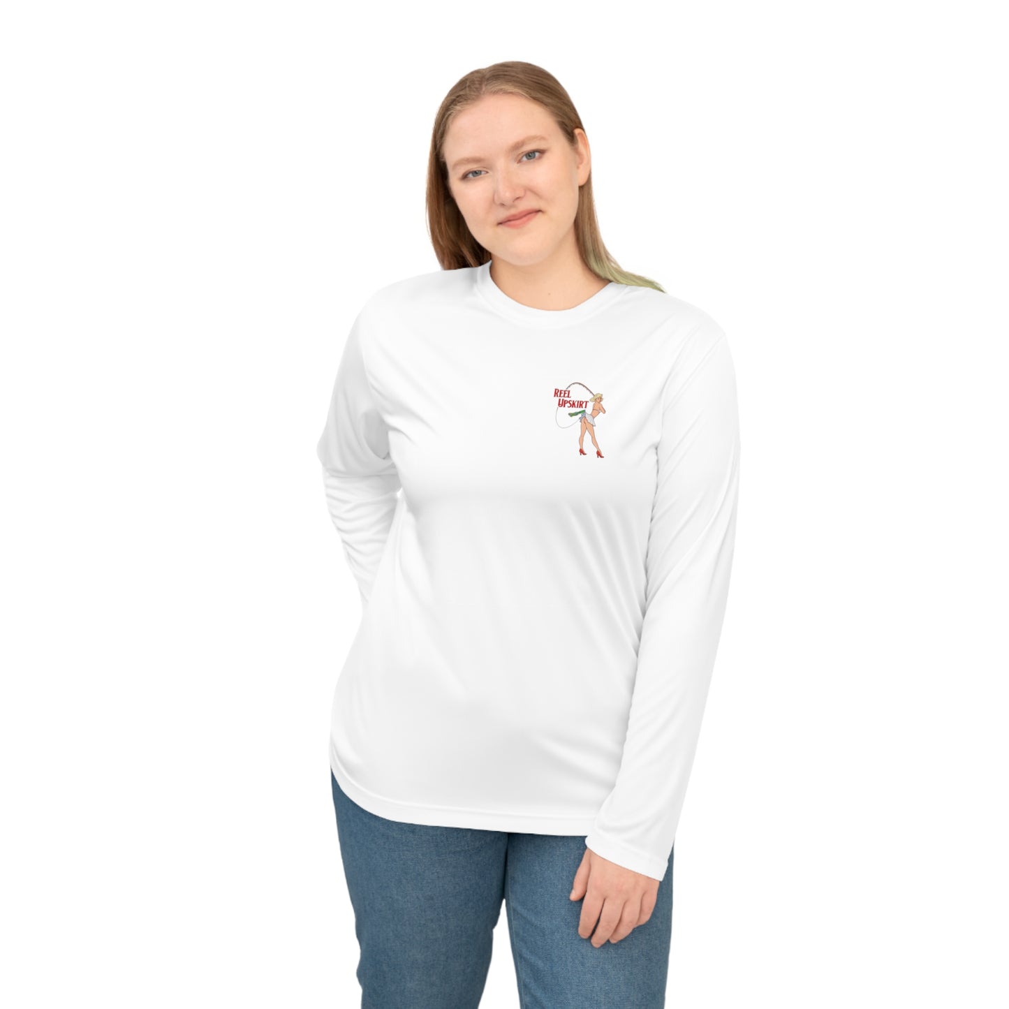 Long Sleeve Performance Shirt Big Lips Bring All the Boys Out UPF-40