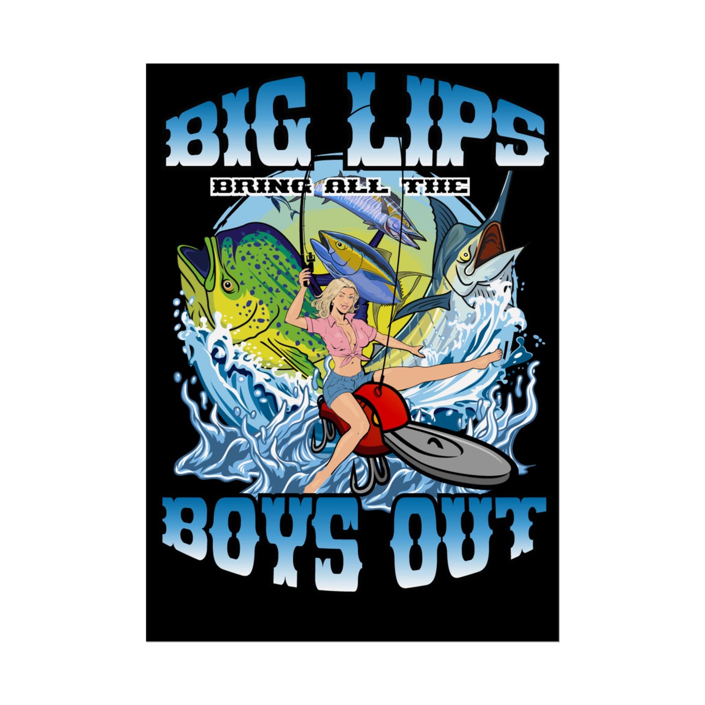 Rolled Posters Big Lips