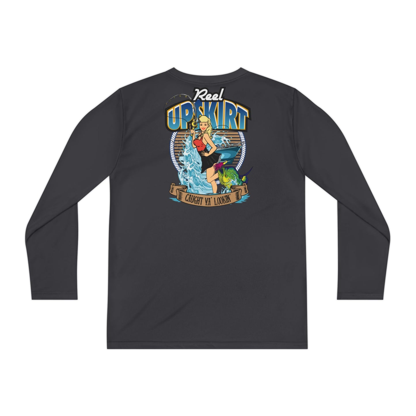 Kids Long Sleeve Tee - Pelagic Club and Caught Ya Lookin Design