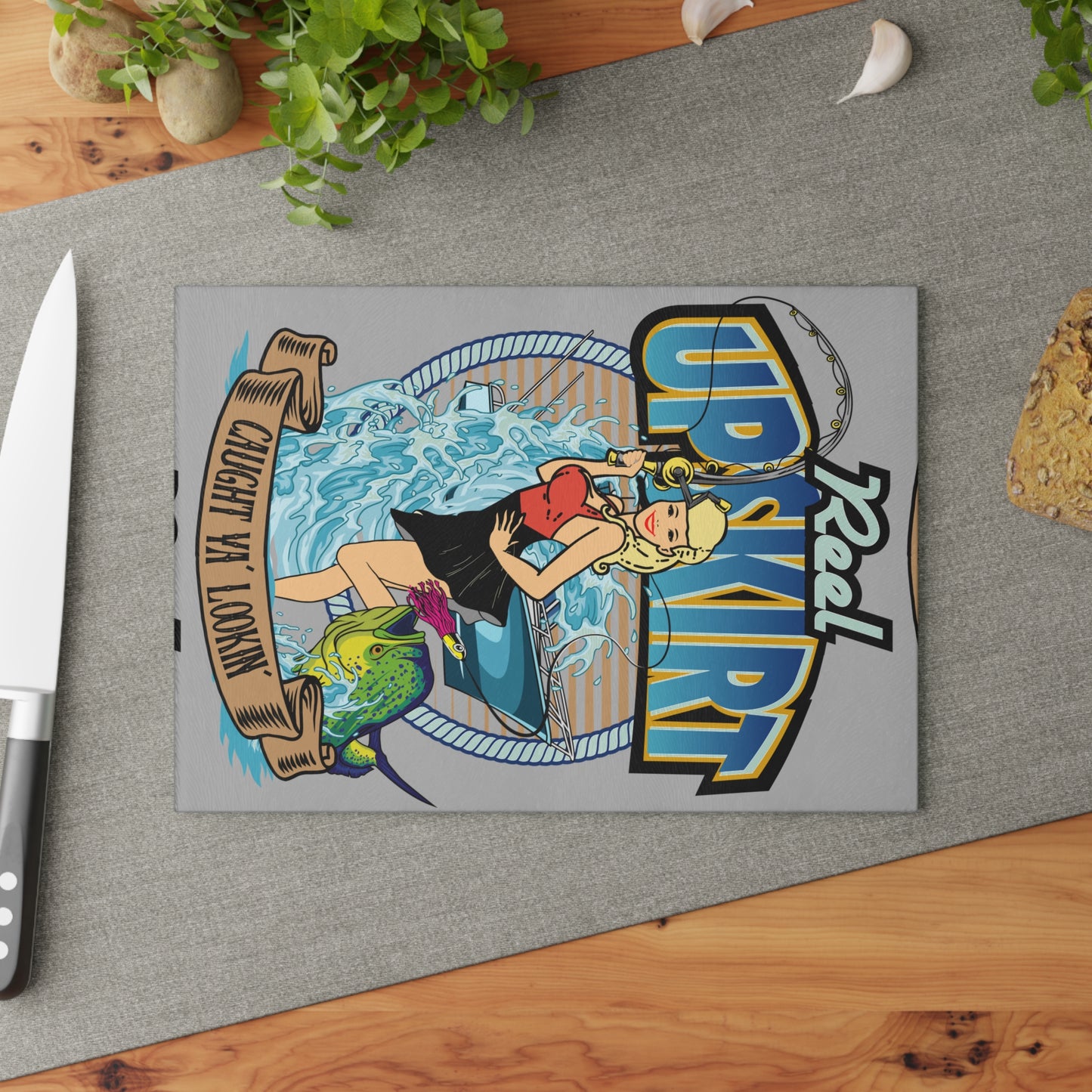 Caught Ya Lookin’Glass Cutting Board