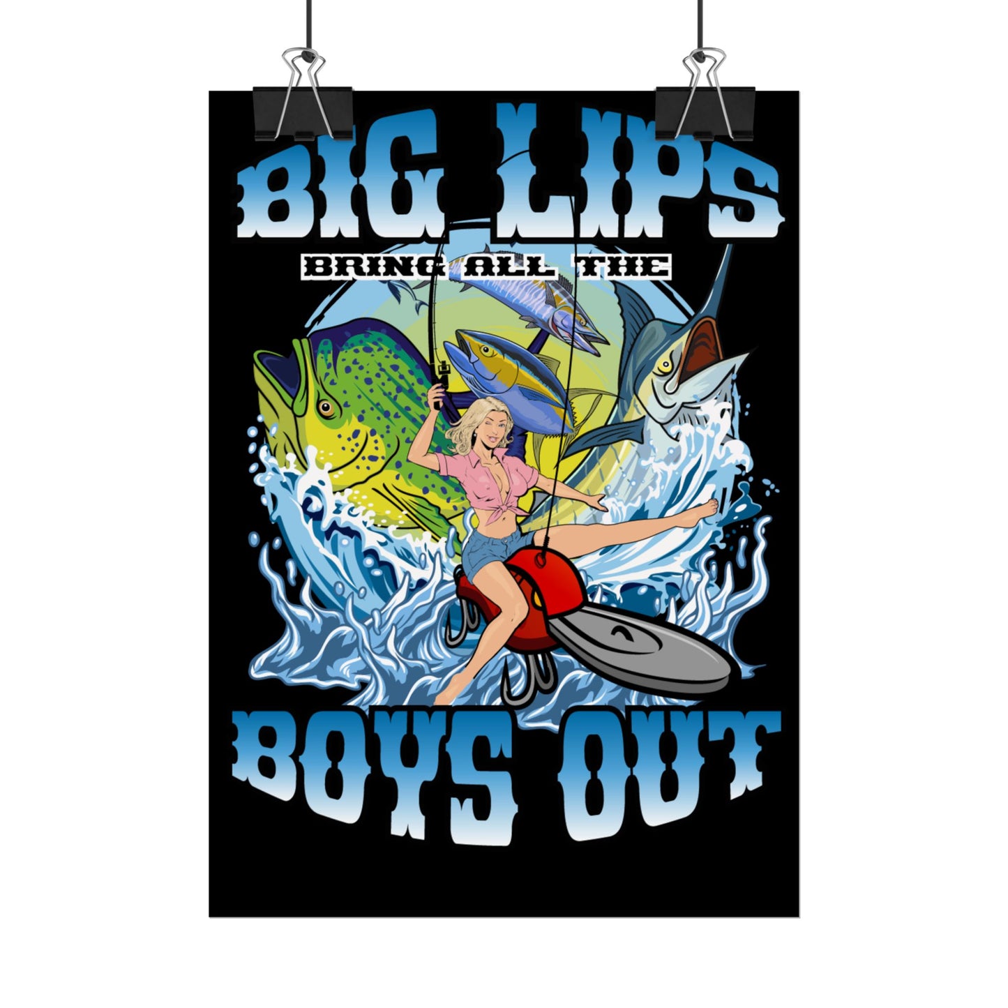 Rolled Posters Big Lips