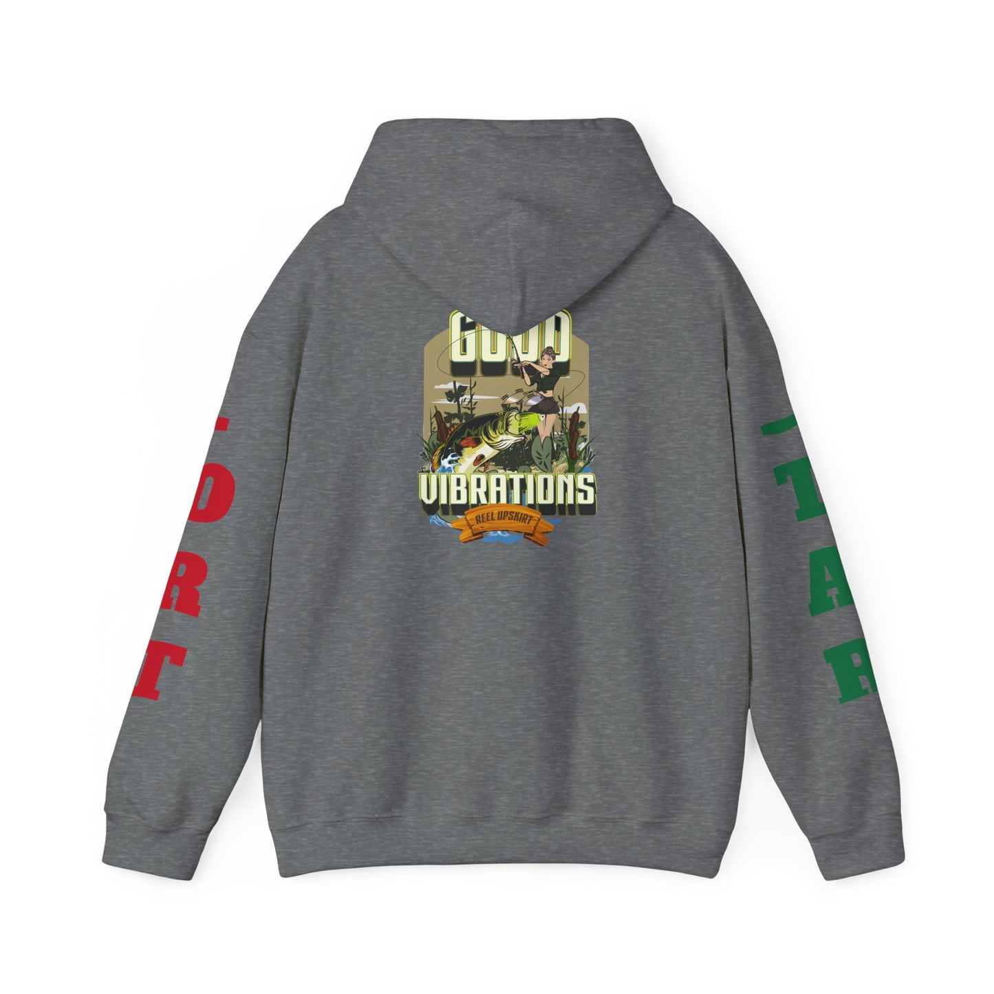 Good Vibrations Fishing Hoodie Port/Star Sleeves