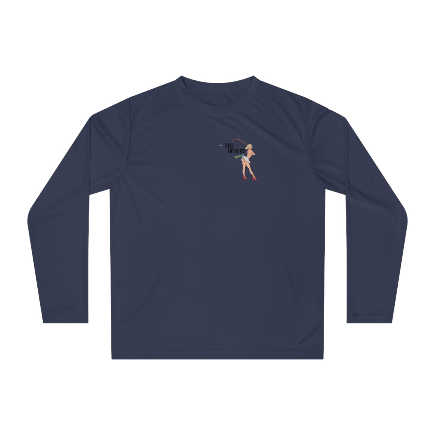 Big Rods Catch More Fish, Unisex Performance Long Sleeve Shirt UPF -40