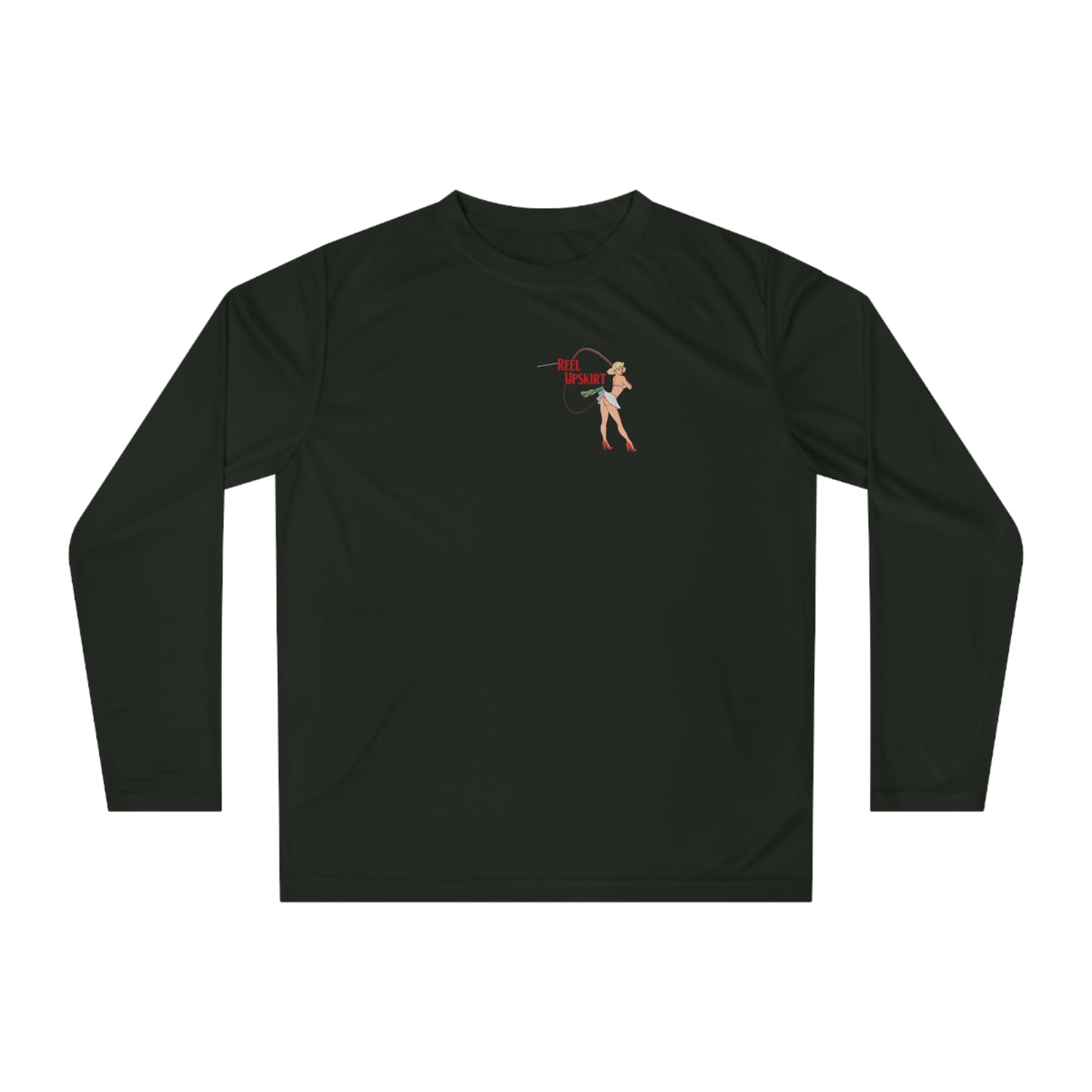 Performance Long Sleeve Shirt Reel Upskirt “Pelagic Club” UPF 40