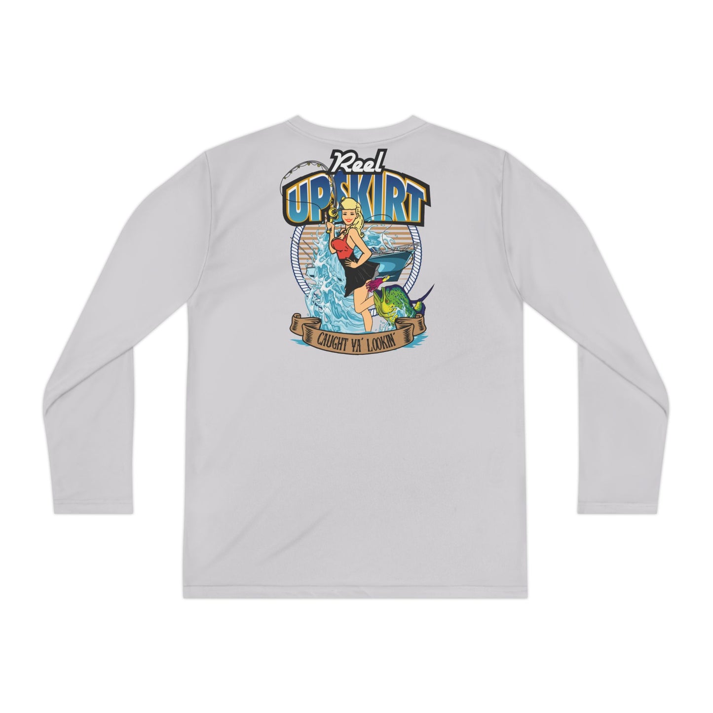 Kids Long Sleeve Tee - Pelagic Club and Caught Ya Lookin Design
