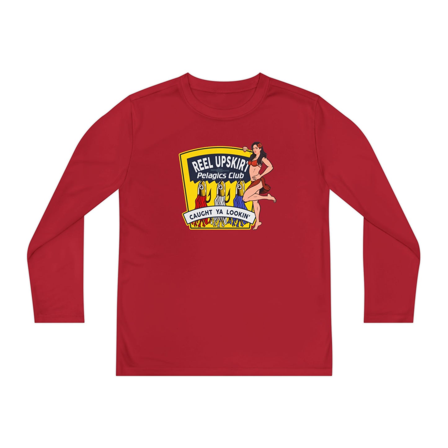 Kids Long Sleeve Tee - Pelagic Club and Caught Ya Lookin Design