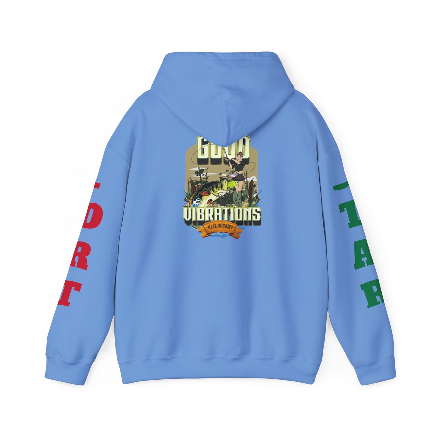 Good Vibrations Fishing Hoodie Port/Star Sleeves