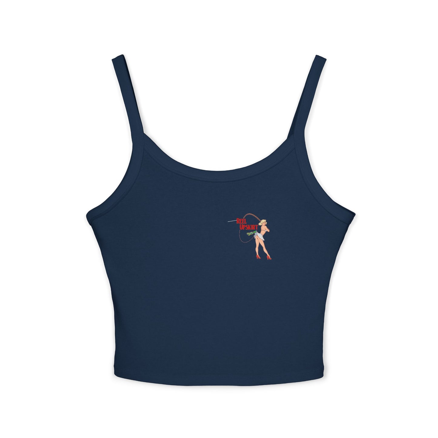 Spaghetti Strap Tank Top - Big Lips Bring The Boys Out