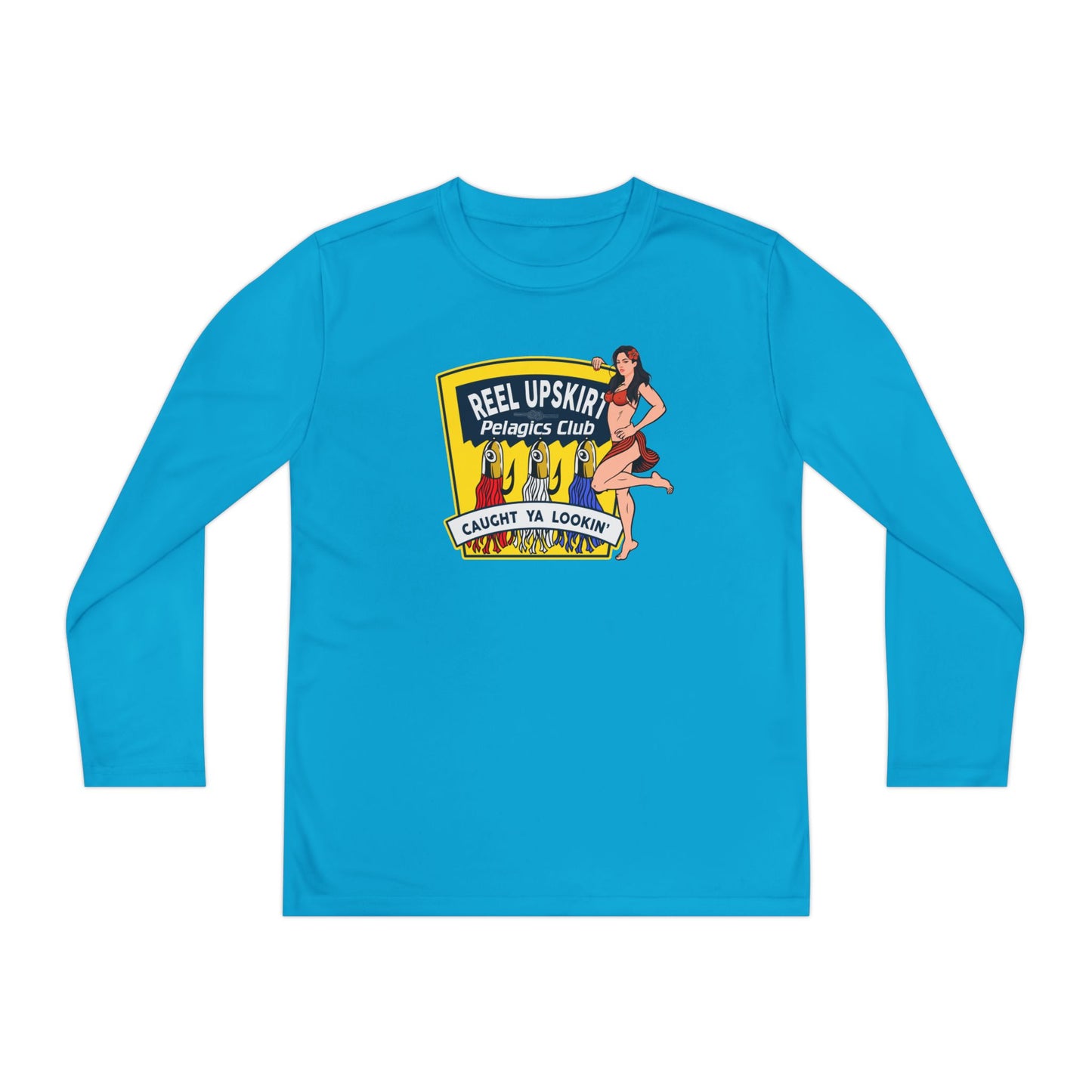 Kids Long Sleeve Tee - Pelagic Club and Caught Ya Lookin Design