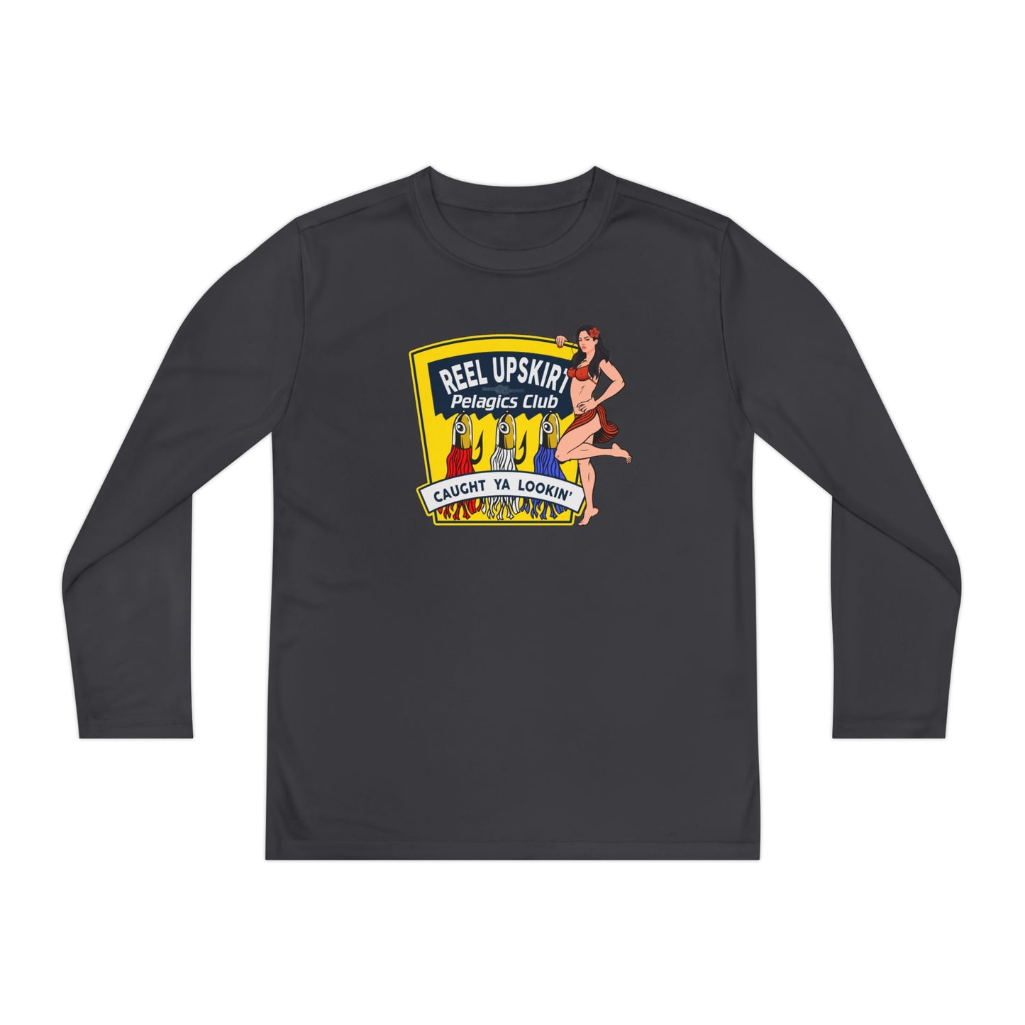 Kids Long Sleeve Tee - Pelagic Club and Caught Ya Lookin Design