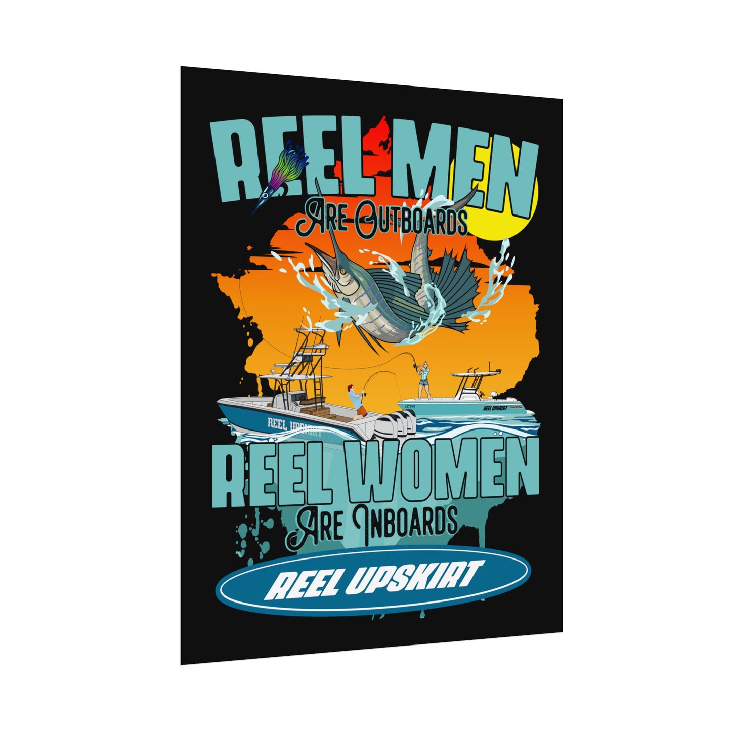 Reel Men/Women Rolled Posters