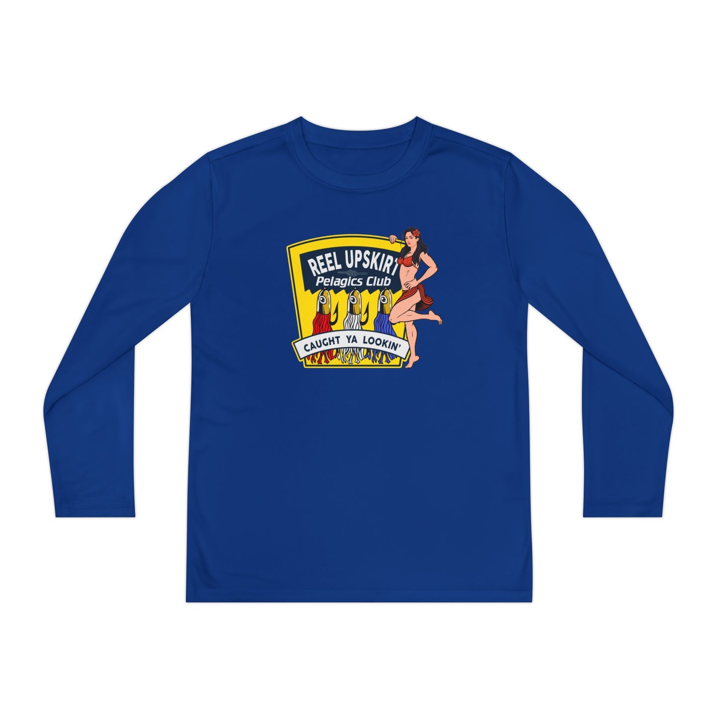 Kids Long Sleeve Tee - Pelagic Club and Caught Ya Lookin Design