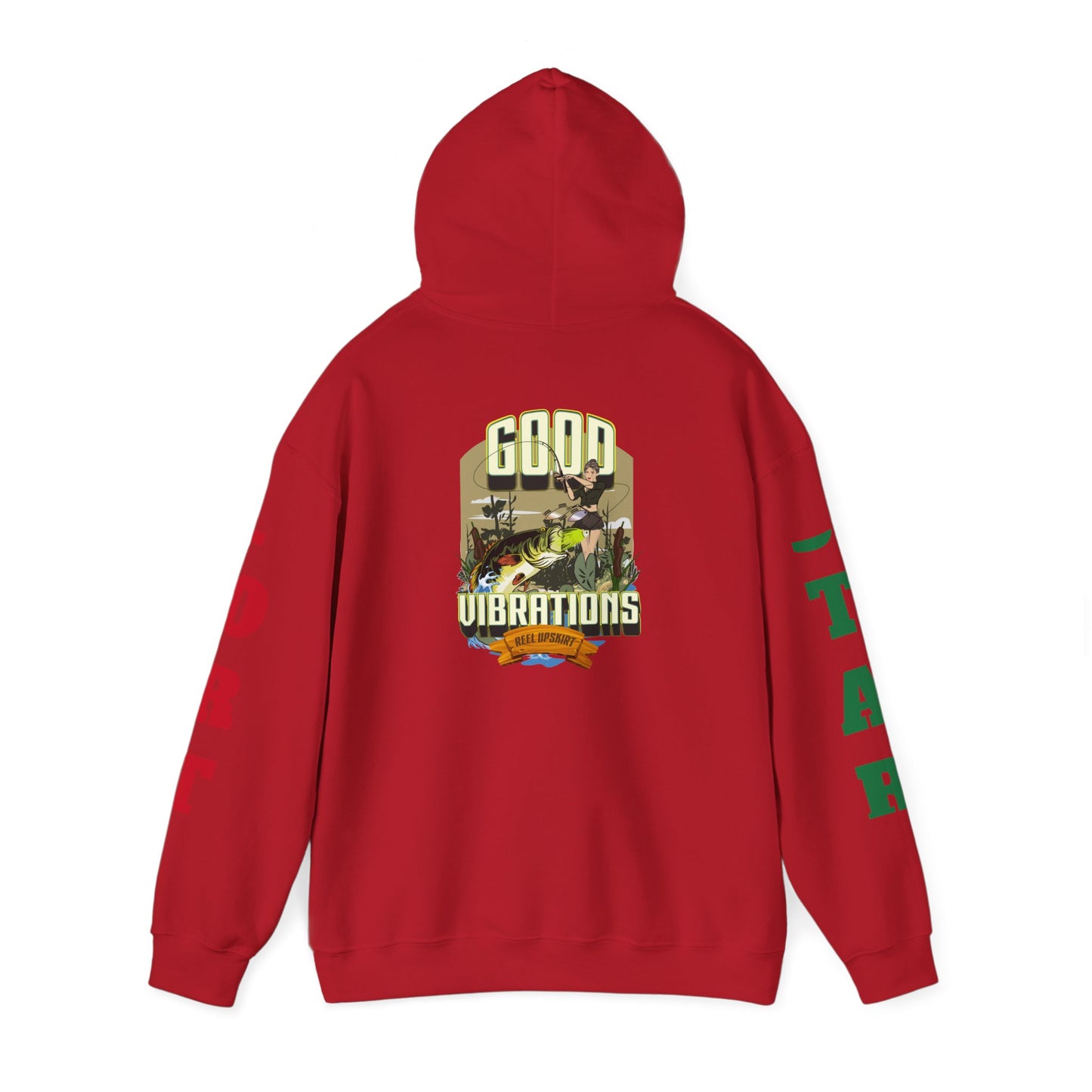 Good Vibrations Fishing Hoodie Port/Star Sleeves