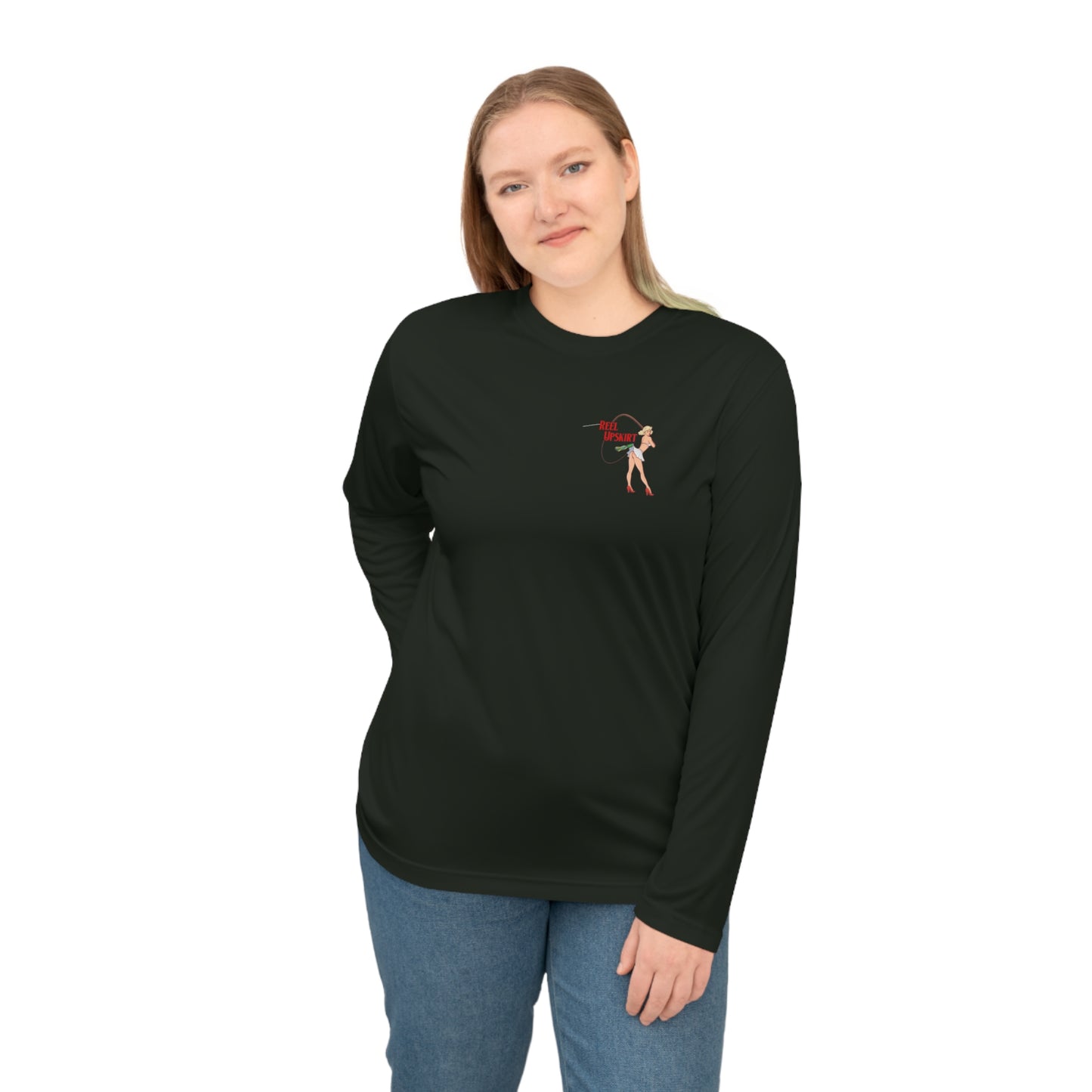 Long Sleeve Performance Shirt Big Lips Bring All the Boys Out UPF-40
