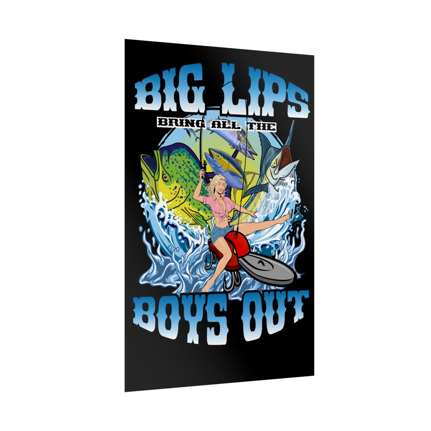 Rolled Posters Big Lips