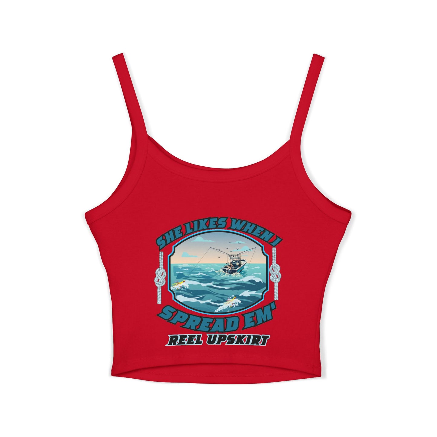 Tank Top - She Like's it When I Spread Em' Design