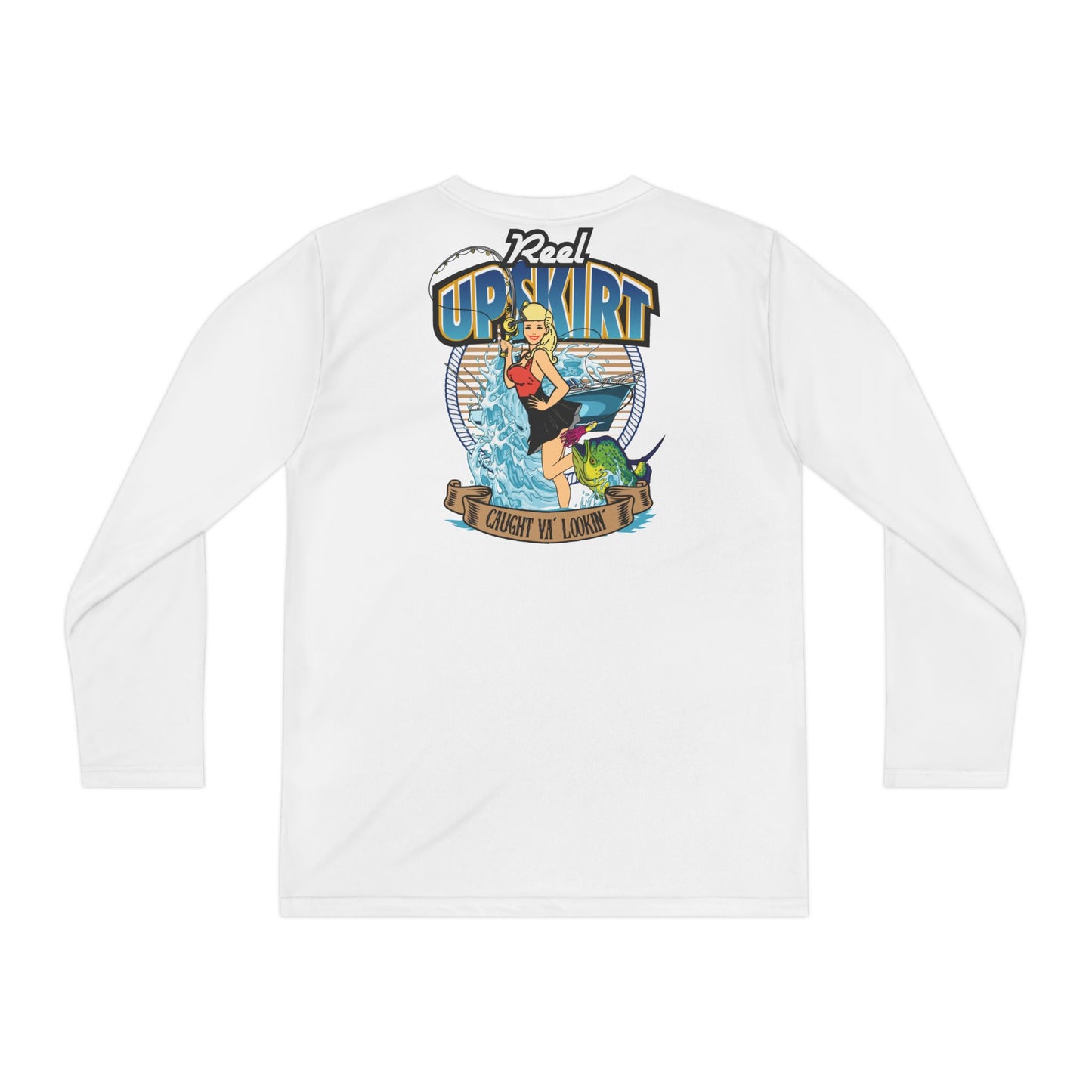 Kids Long Sleeve Tee - Pelagic Club and Caught Ya Lookin Design