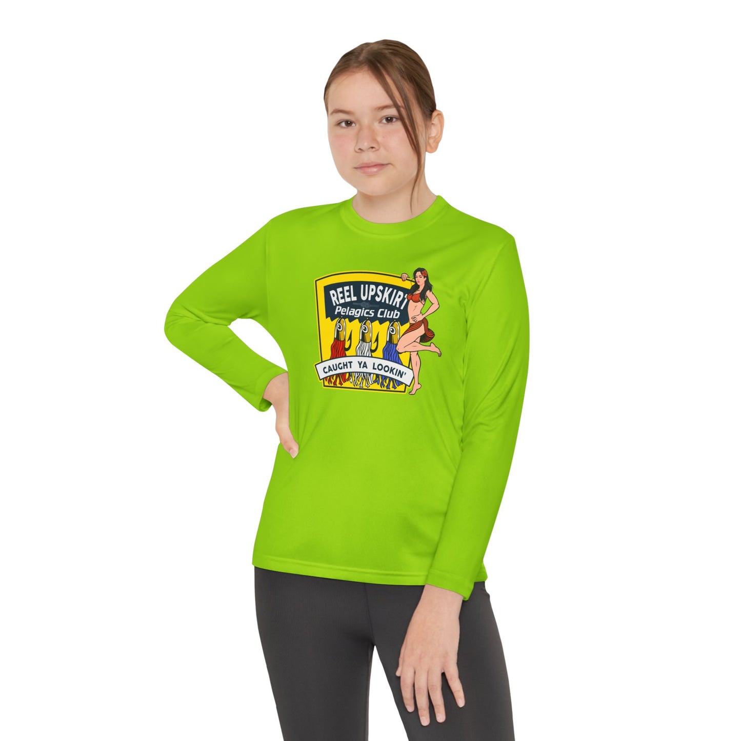 Kids Long Sleeve Tee - Pelagic Club and Caught Ya Lookin Design
