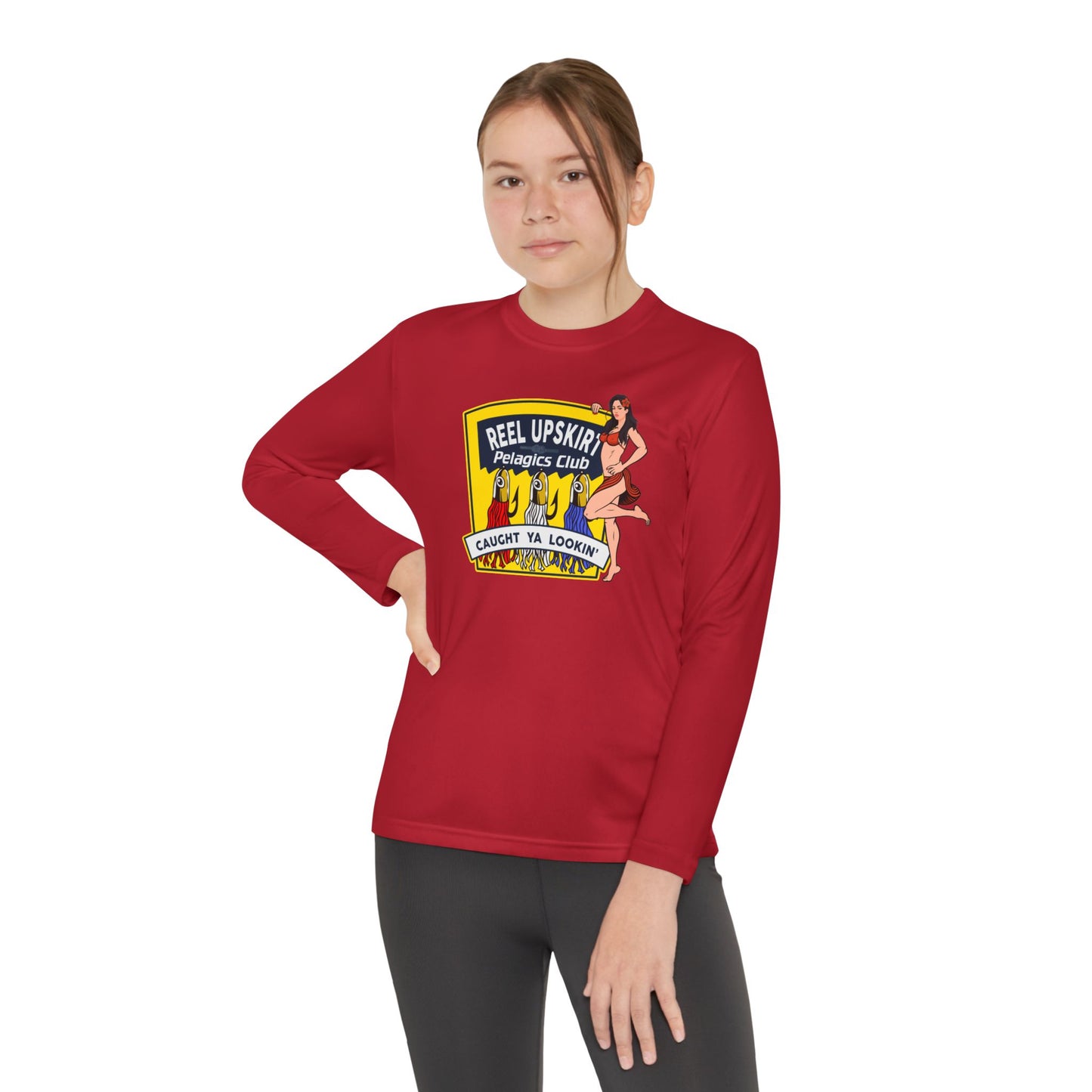 Kids Long Sleeve Tee - Pelagic Club and Caught Ya Lookin Design