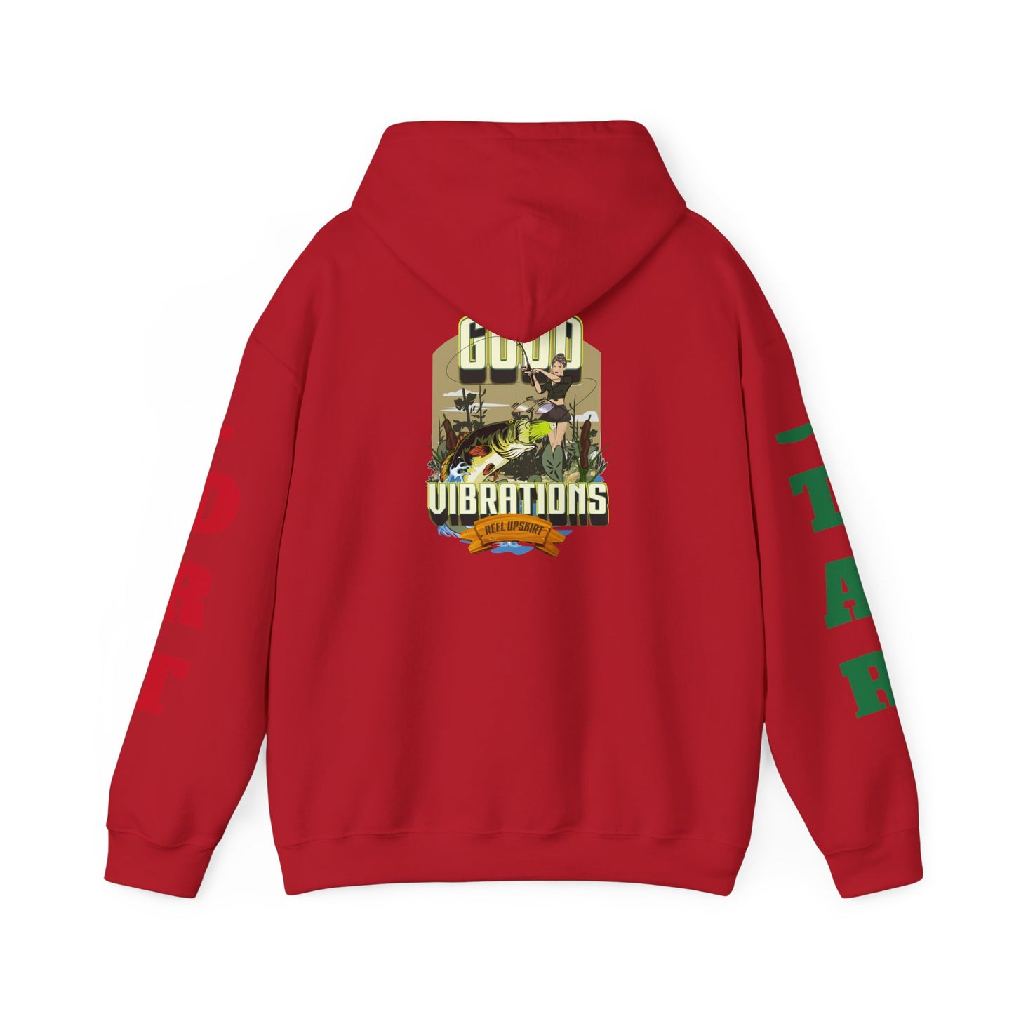 Good Vibrations Fishing Hoodie Port/Star Sleeves