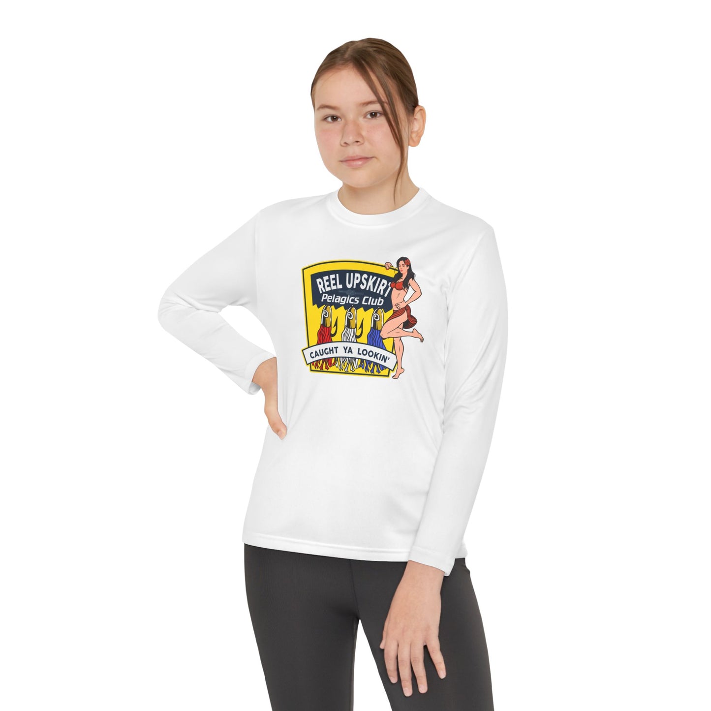Kids Long Sleeve Tee - Pelagic Club and Caught Ya Lookin Design