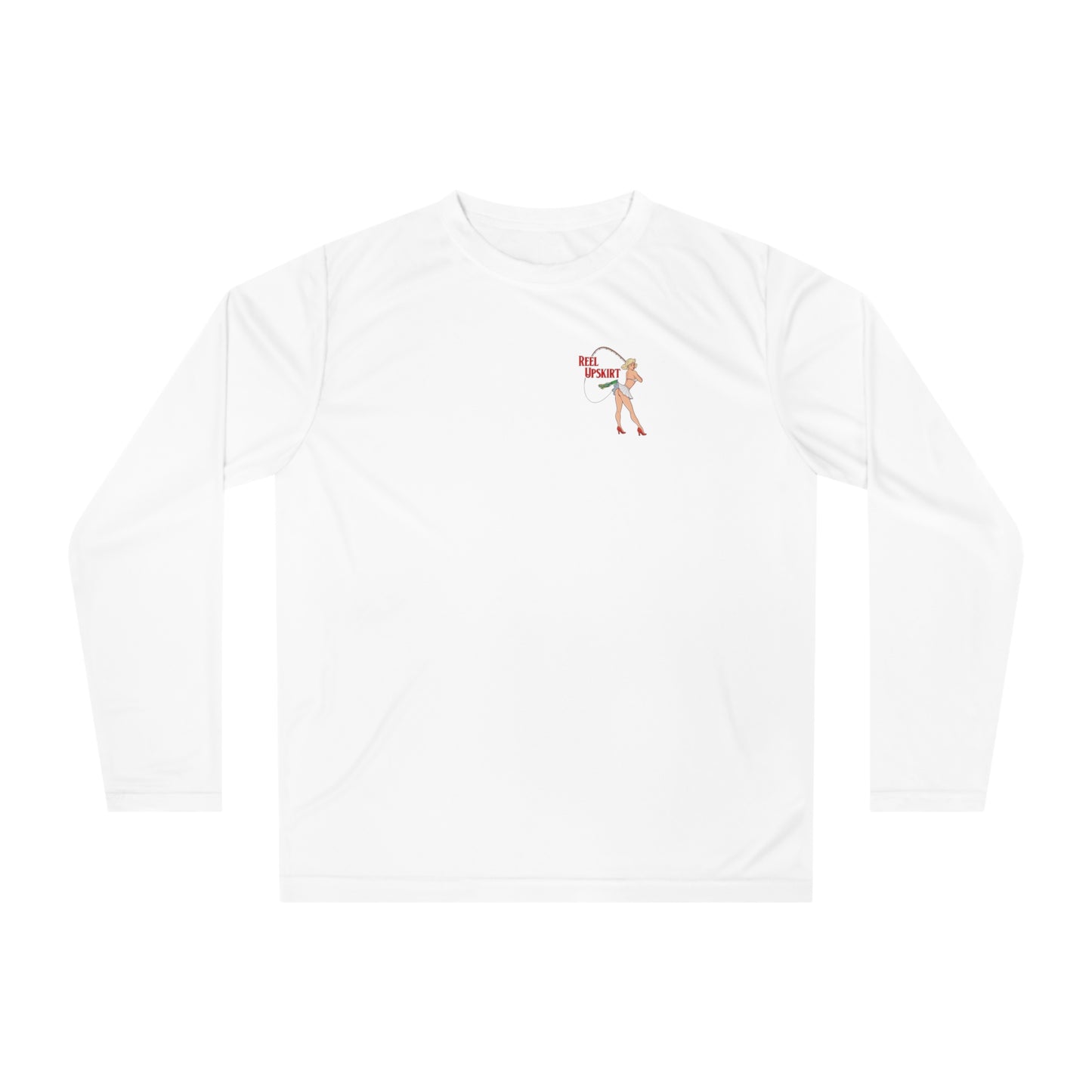 Long Sleeve Performance Shirt Big Lips Bring All the Boys Out UPF-40