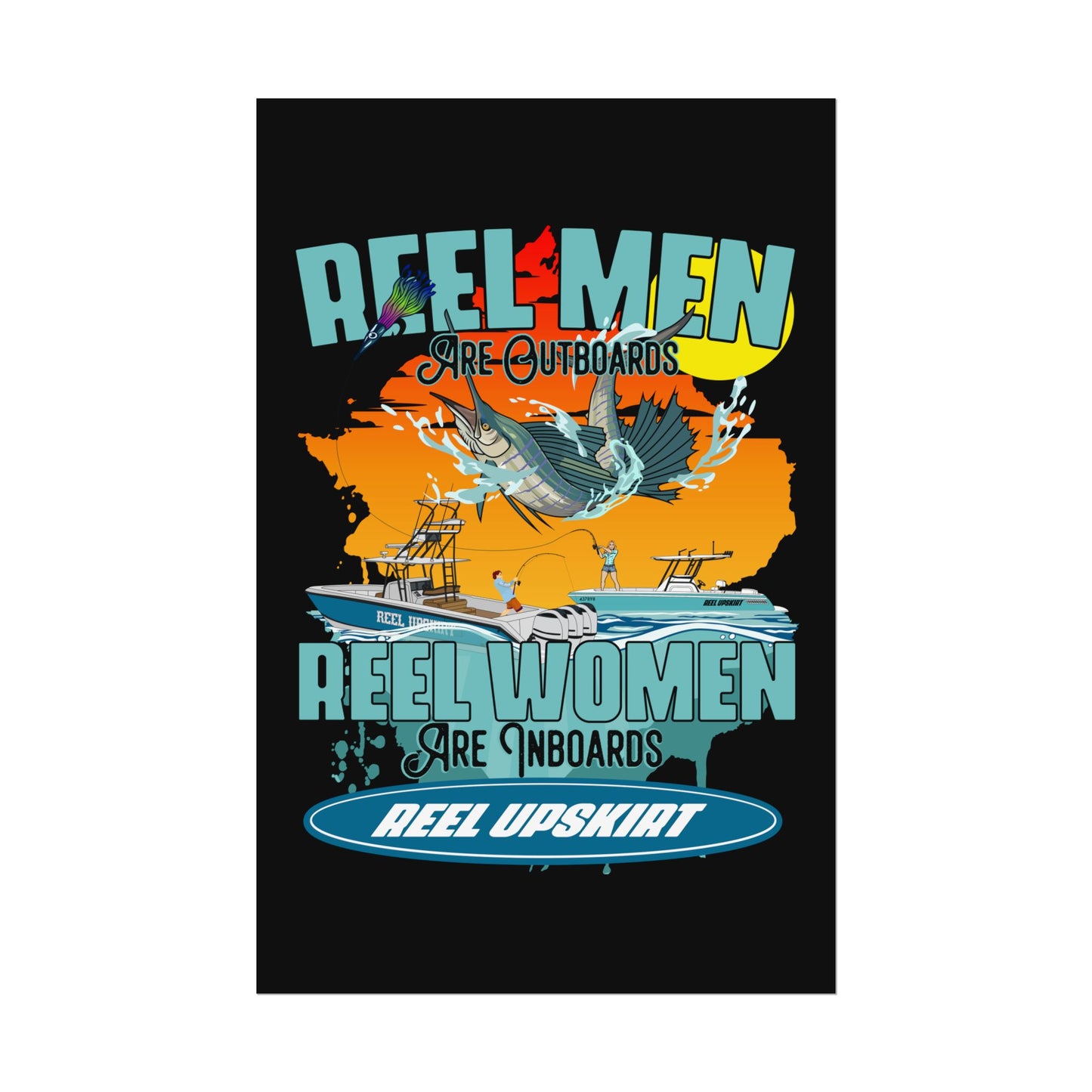 Reel Men/Women Rolled Posters