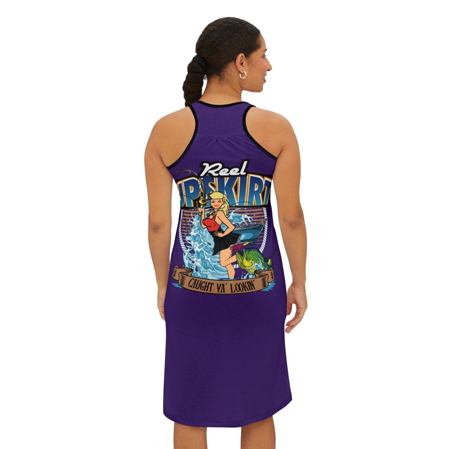 Racerback Dress - Best Seller, Caught Ya Lookin Fishing Boating