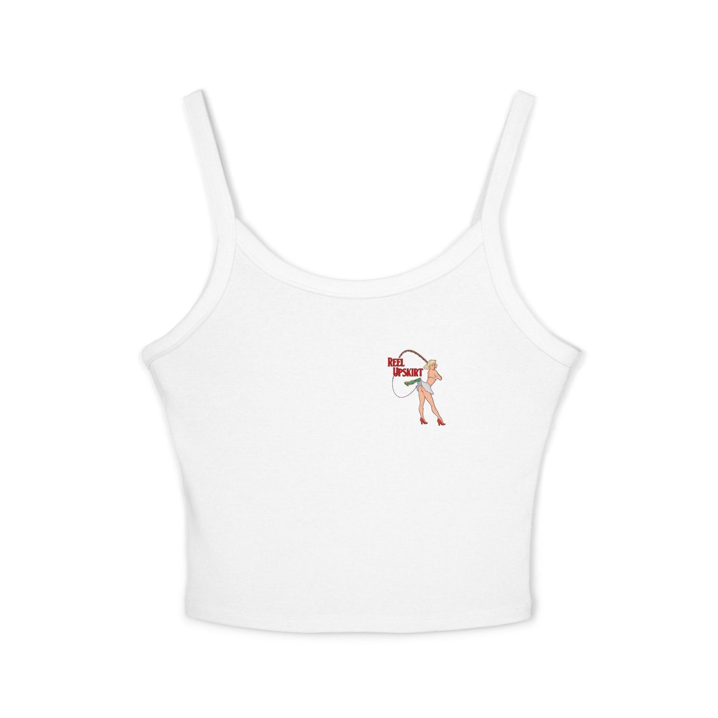 Spaghetti Strap Tank Top - Big Lips Bring The Boys Out