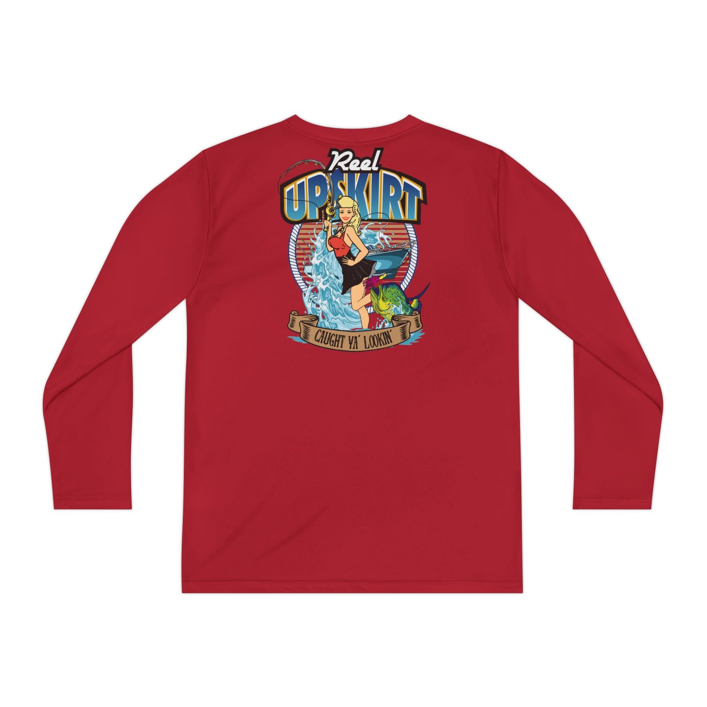 Kids Long Sleeve Tee - Pelagic Club and Caught Ya Lookin Design