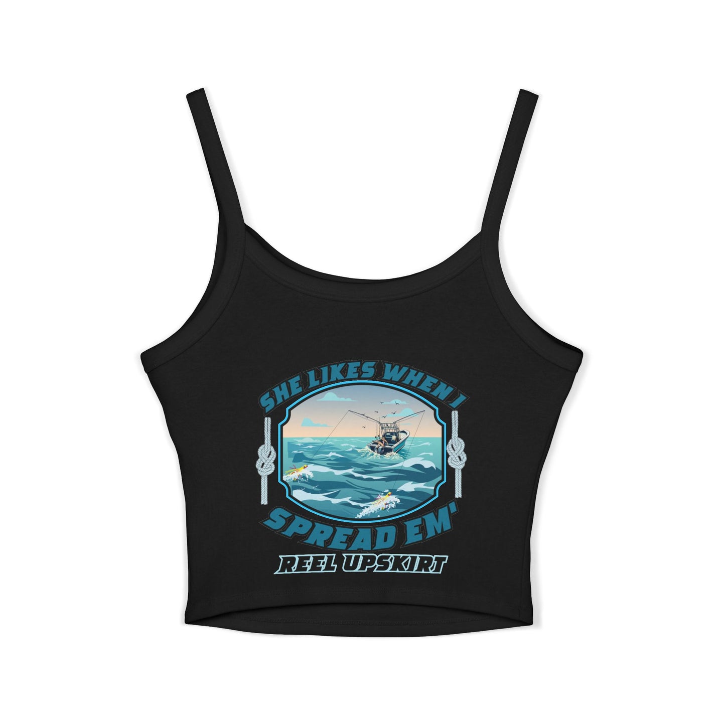 Tank Top - She Like's it When I Spread Em' Design
