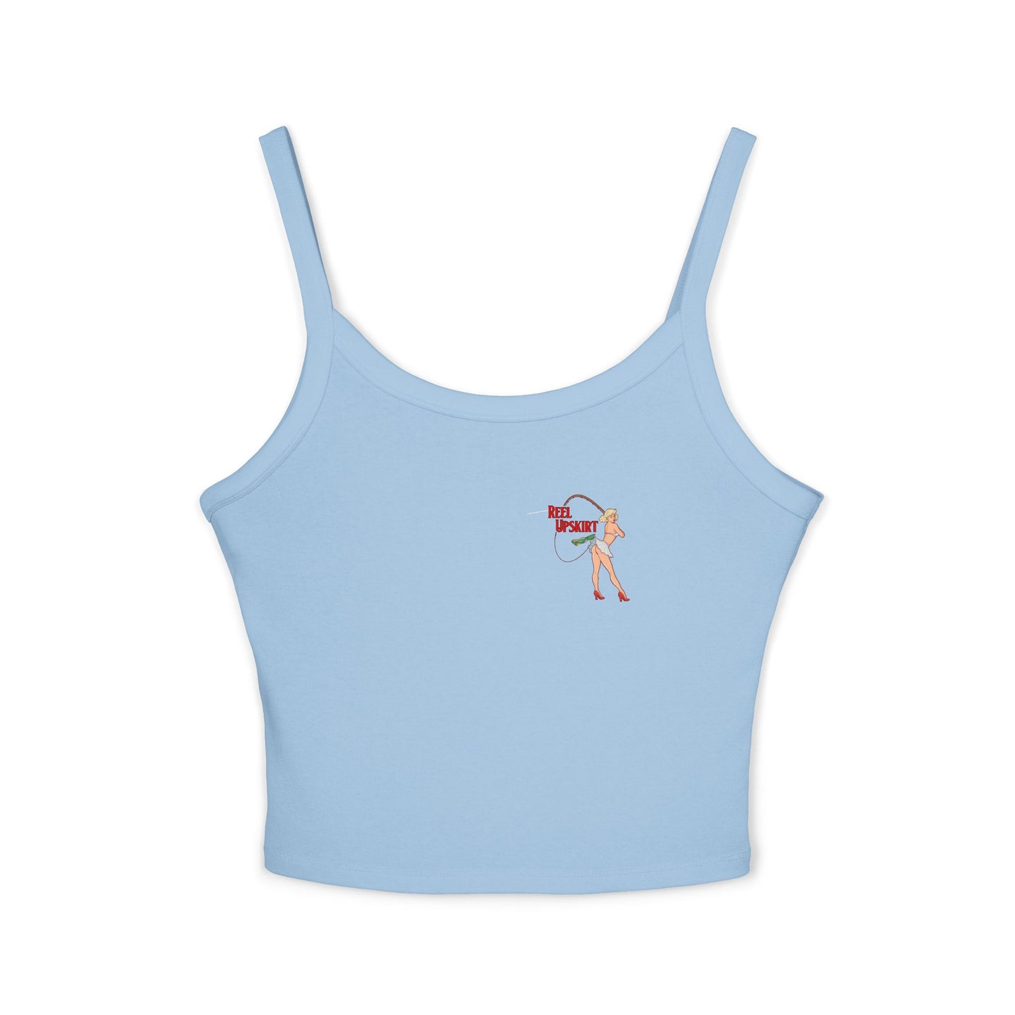 Spaghetti Strap Tank Top - Big Lips Bring The Boys Out
