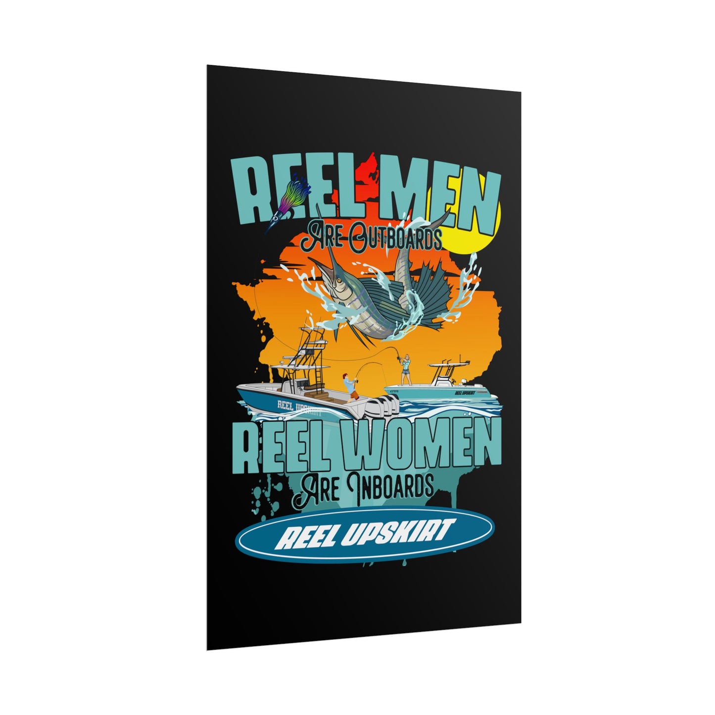 Reel Men/Women Rolled Posters