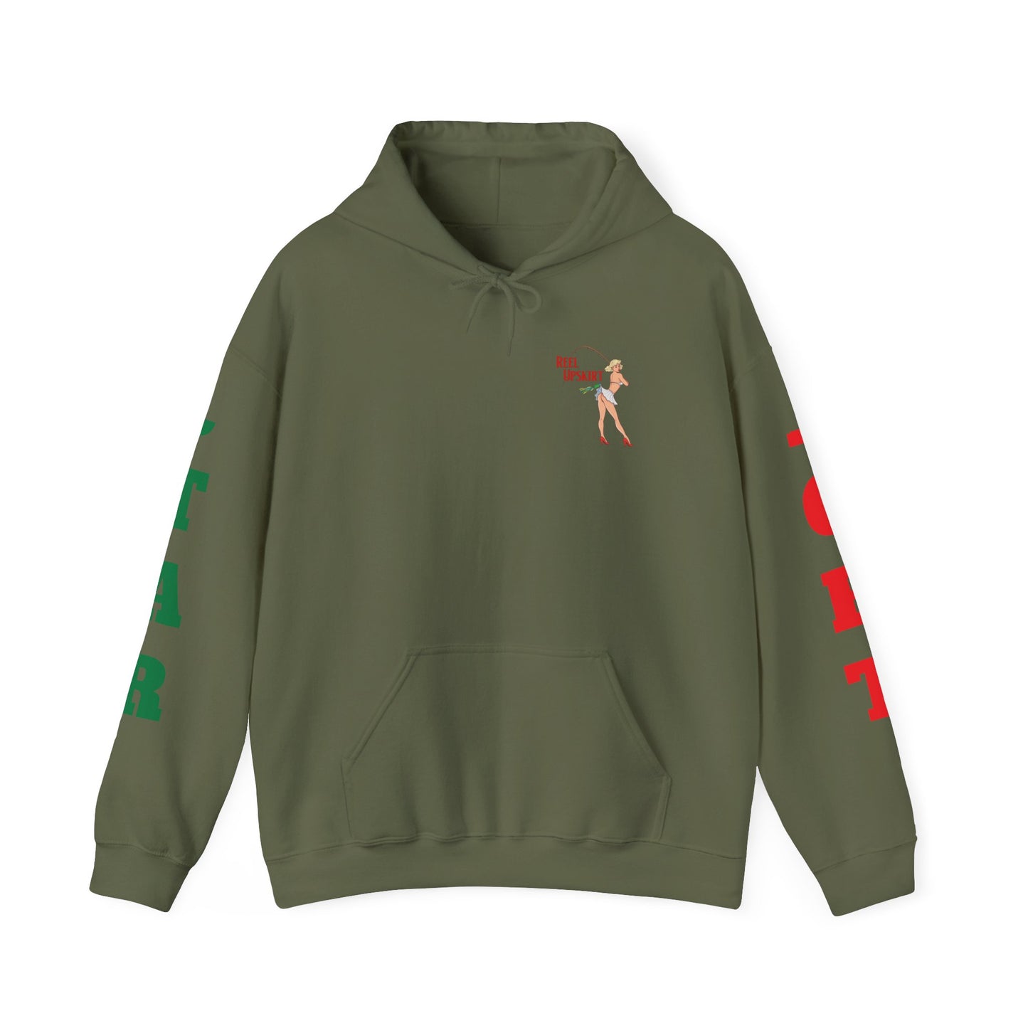 Big Lips Bring The Boys Out Hoodie Port/Star Sleeves