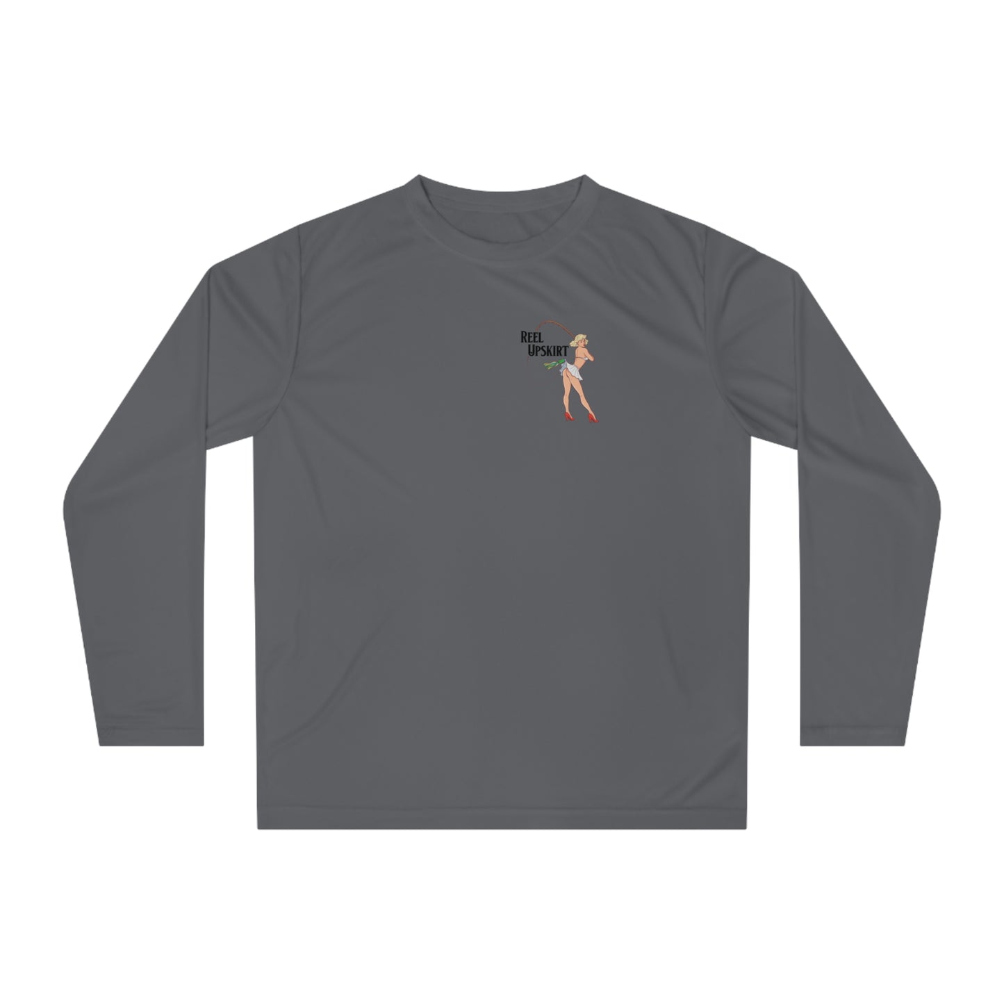 Performance Long Sleeve Shirt Reel Upskirt “Pelagic Club” UPF 40