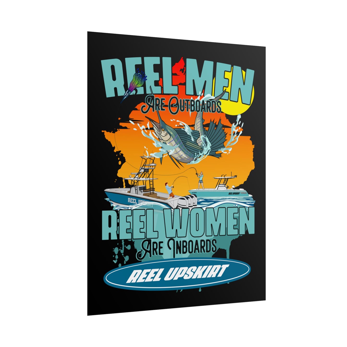 Reel Men/Women Rolled Posters