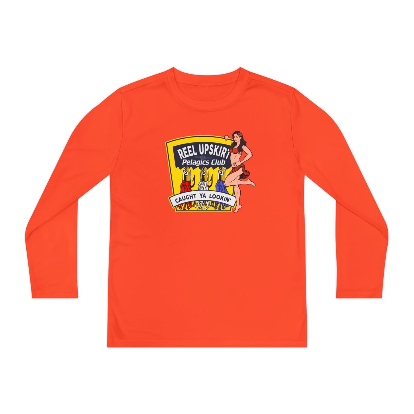 Kids Long Sleeve Tee - Pelagic Club and Caught Ya Lookin Design