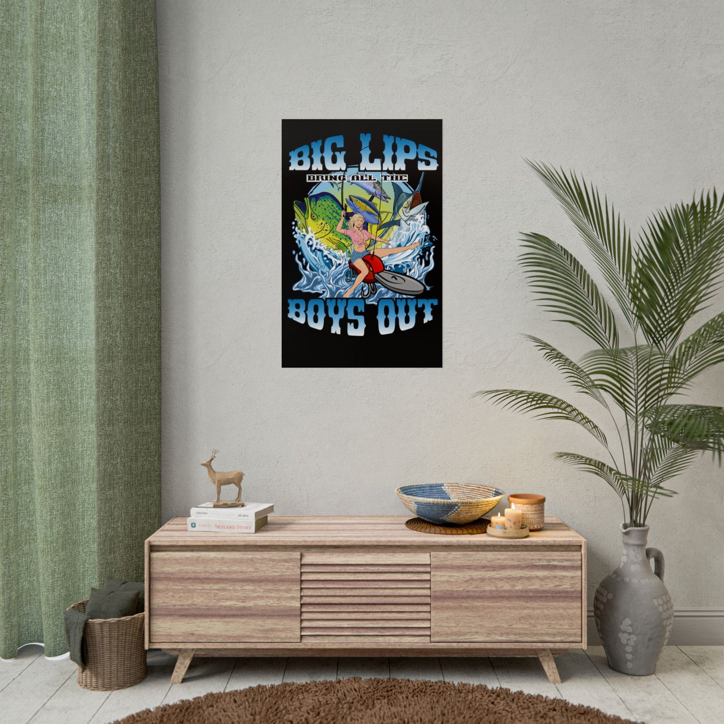 Rolled Posters Big Lips