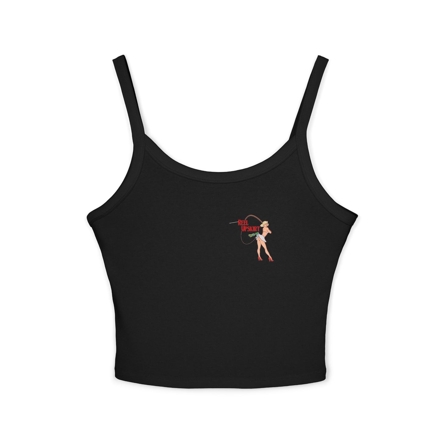 Spaghetti Strap Tank Top - Big Lips Bring The Boys Out