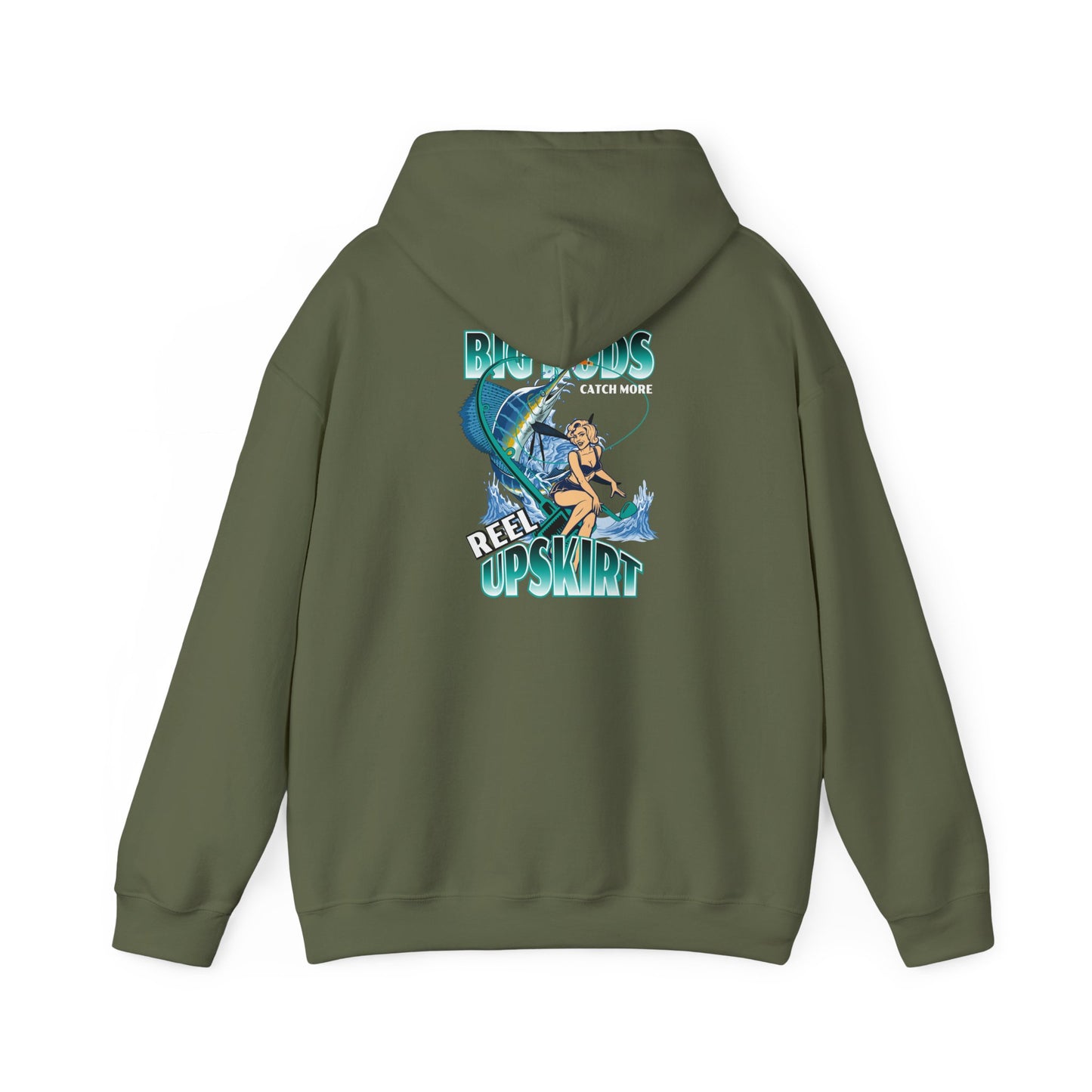 Fishing Hoodie - Big Rods Catch More Fish
