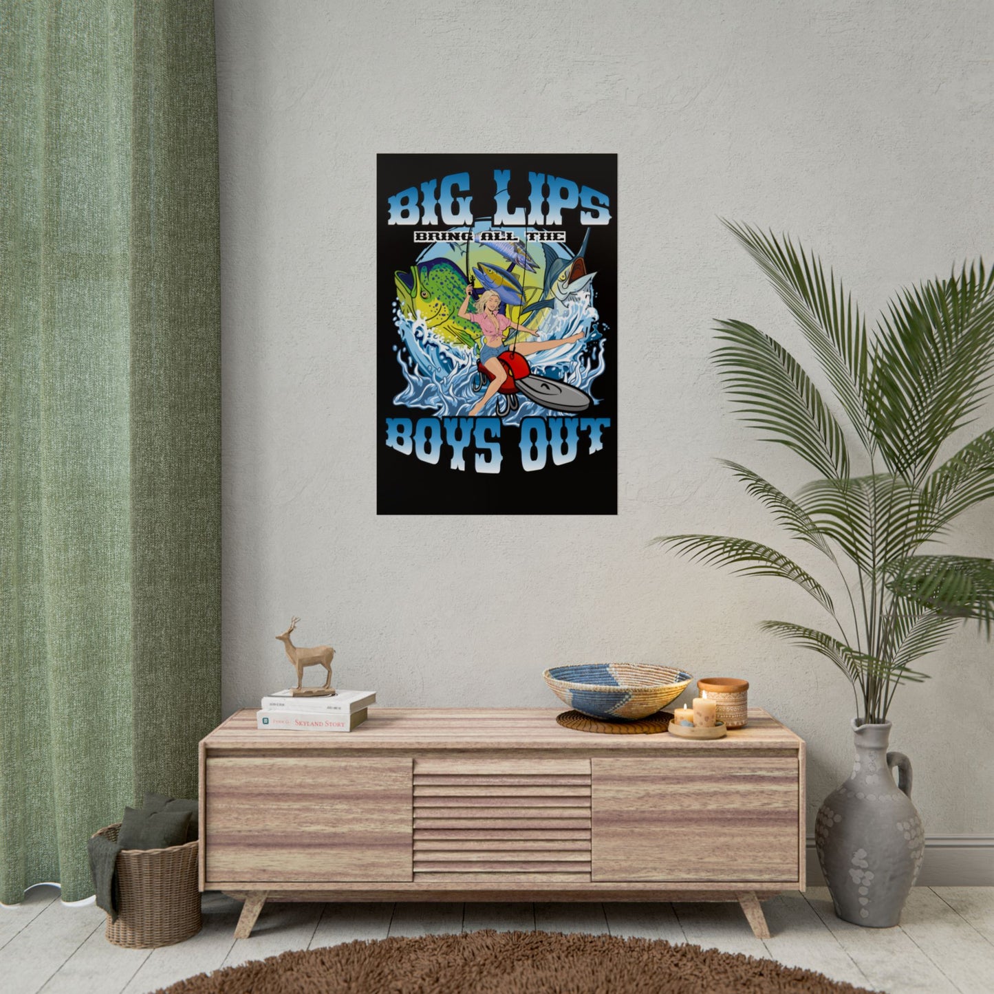 Rolled Posters Big Lips
