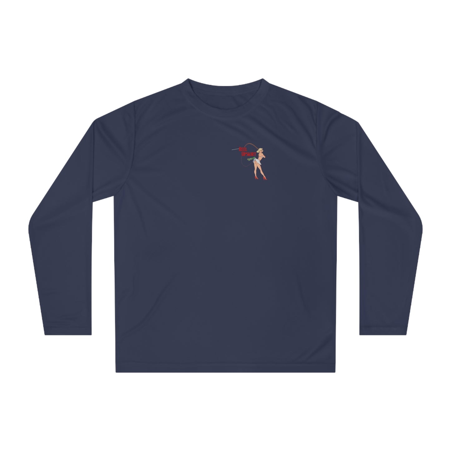 Long Sleeve Performance Shirt Big Lips Bring All the Boys Out UPF-40
