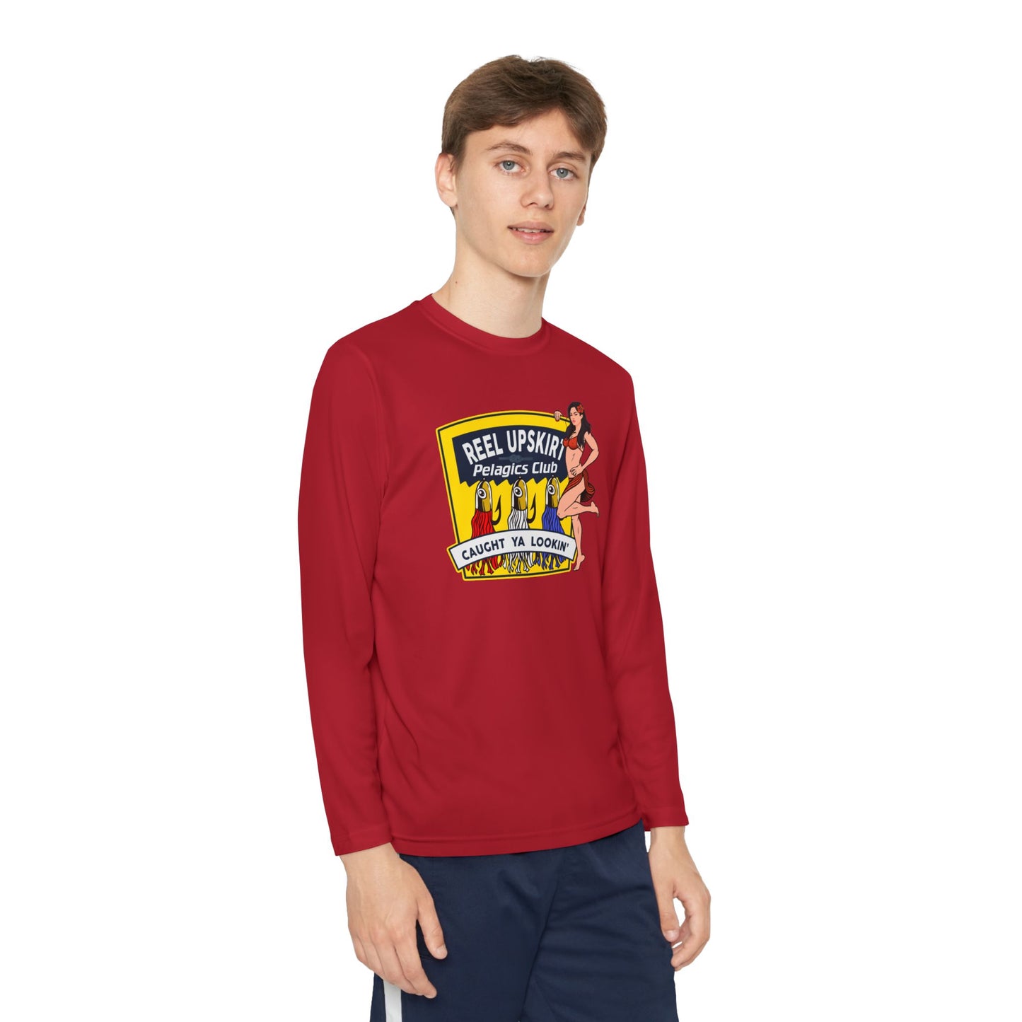 Kids Long Sleeve Tee - Pelagic Club and Caught Ya Lookin Design