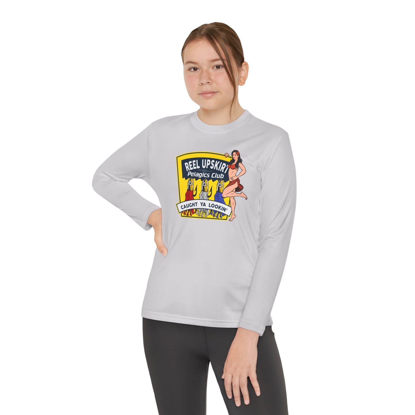 Kids Long Sleeve Tee - Pelagic Club and Caught Ya Lookin Design