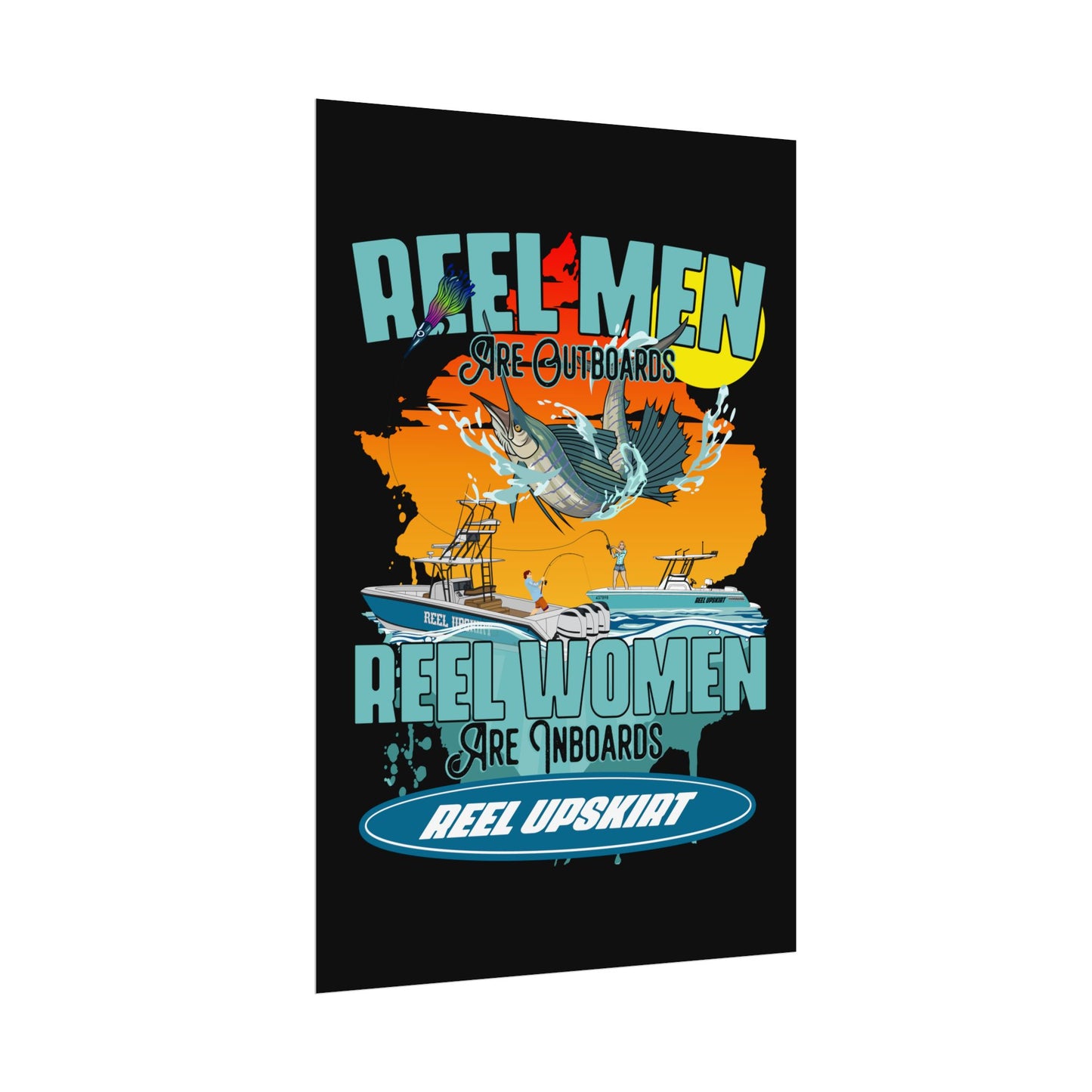 Reel Men/Women Rolled Posters