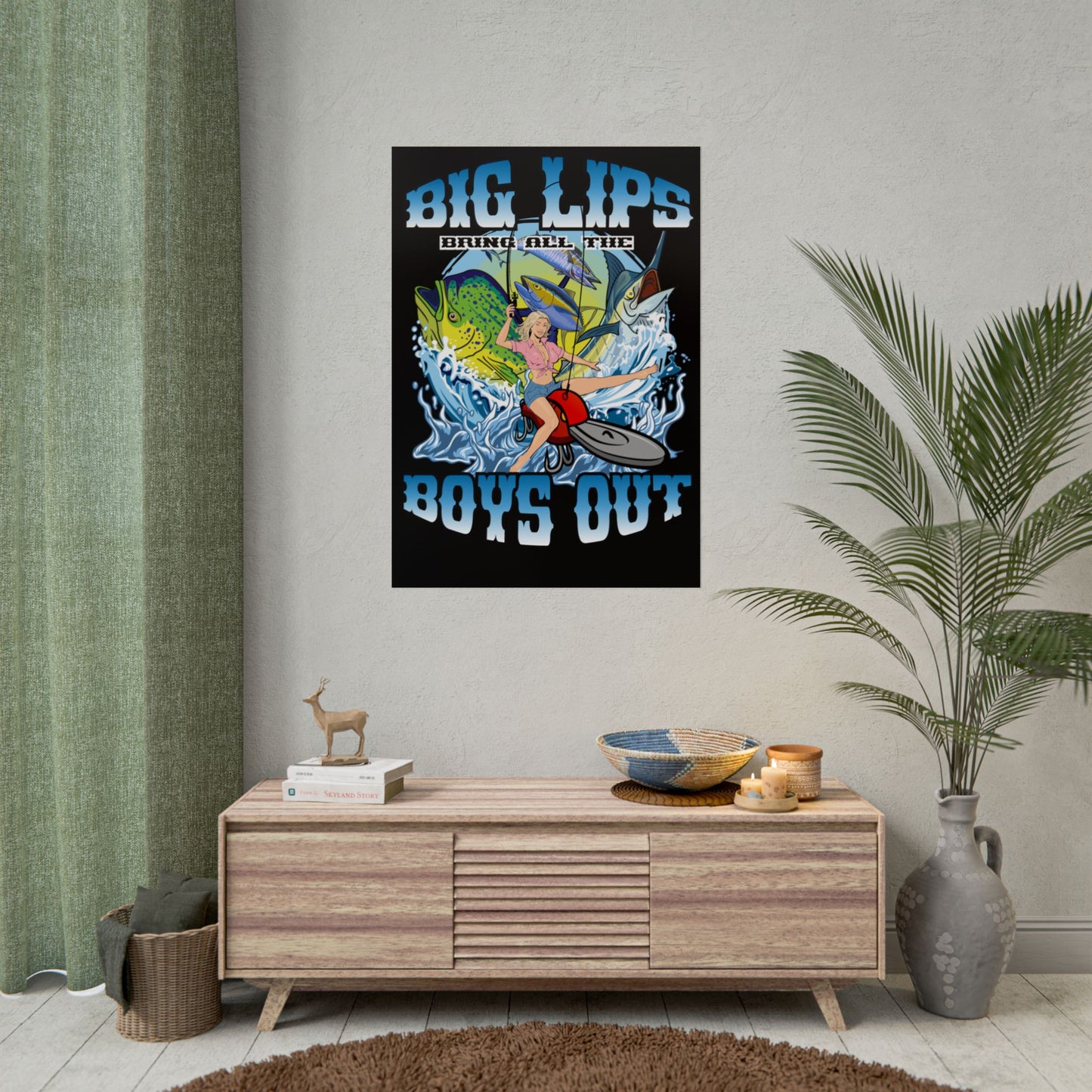 Rolled Posters Big Lips