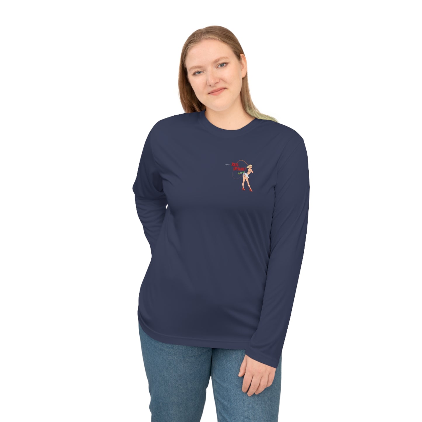 Long Sleeve Performance Shirt Big Lips Bring All the Boys Out UPF-40