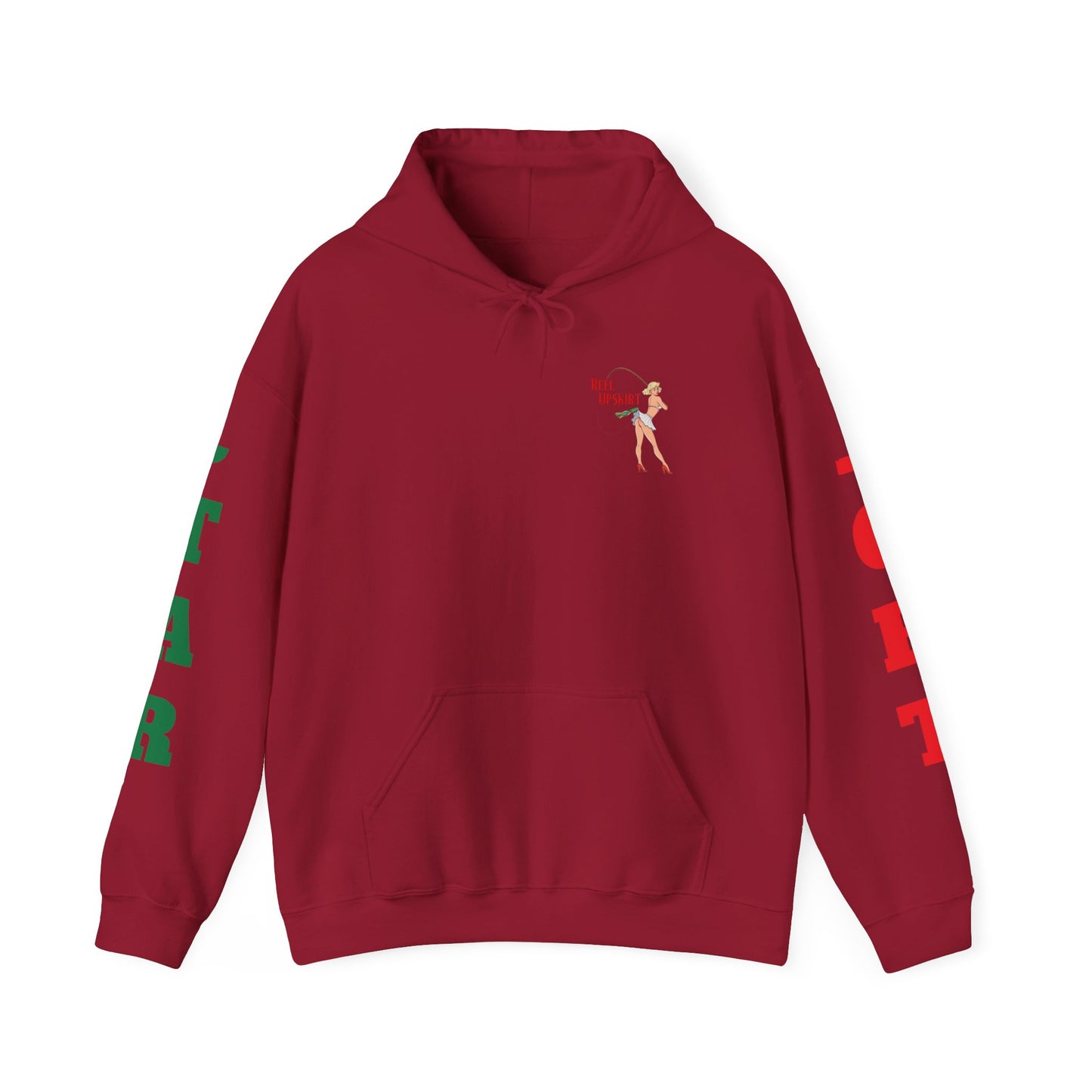 Big Lips Bring The Boys Out Hoodie Port/Star Sleeves