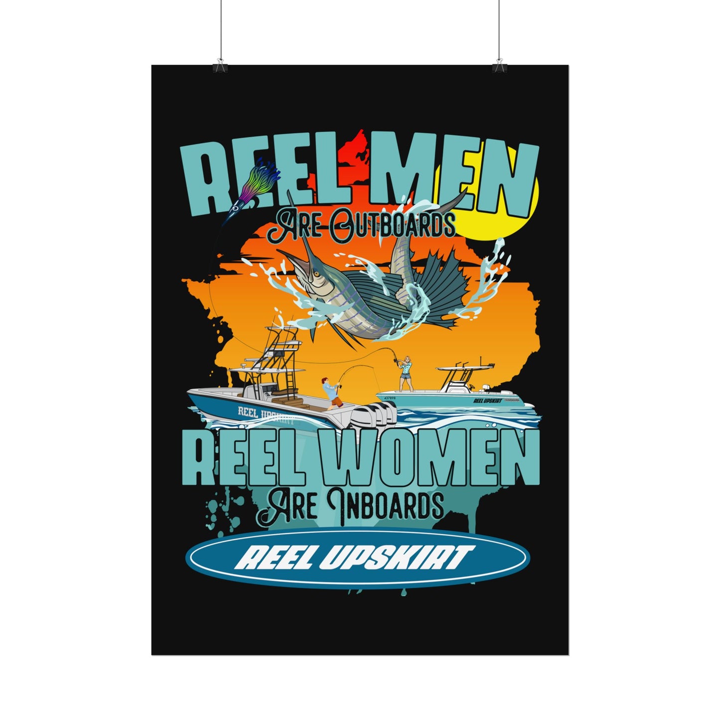 Reel Men/Women Rolled Posters