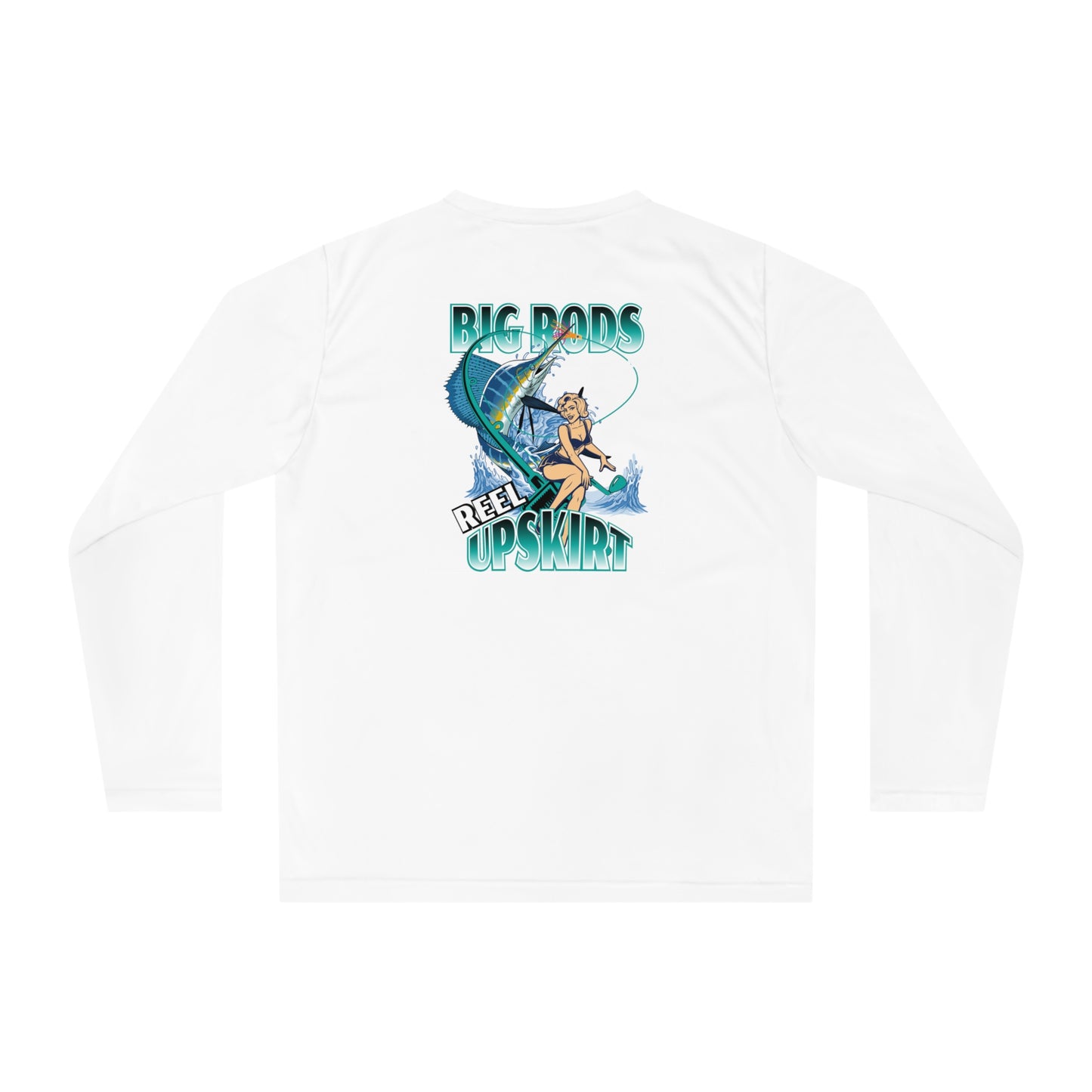 Big Rods Catch More Fish, Unisex Performance Long Sleeve Shirt UPF -40